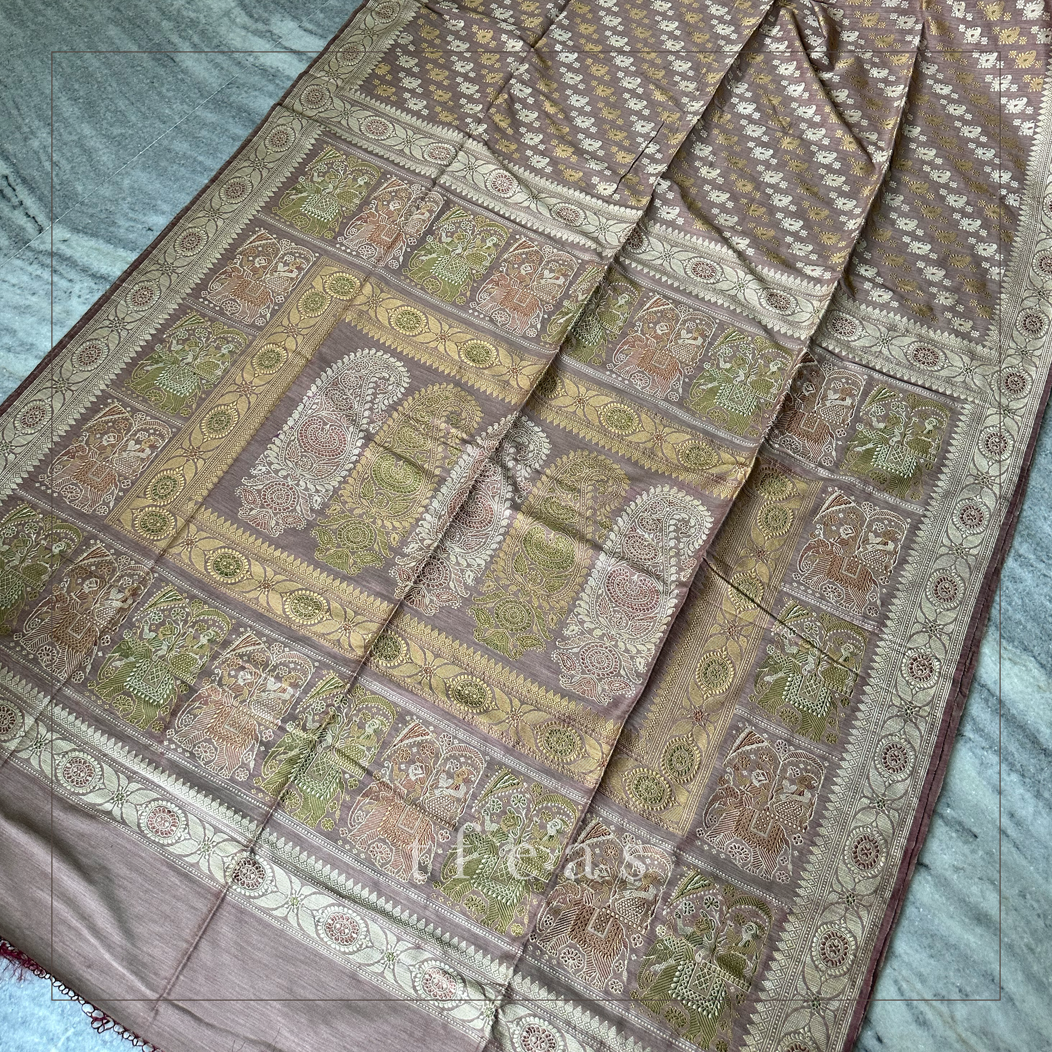 Eri and Mulberry Baluchari from Benaras
