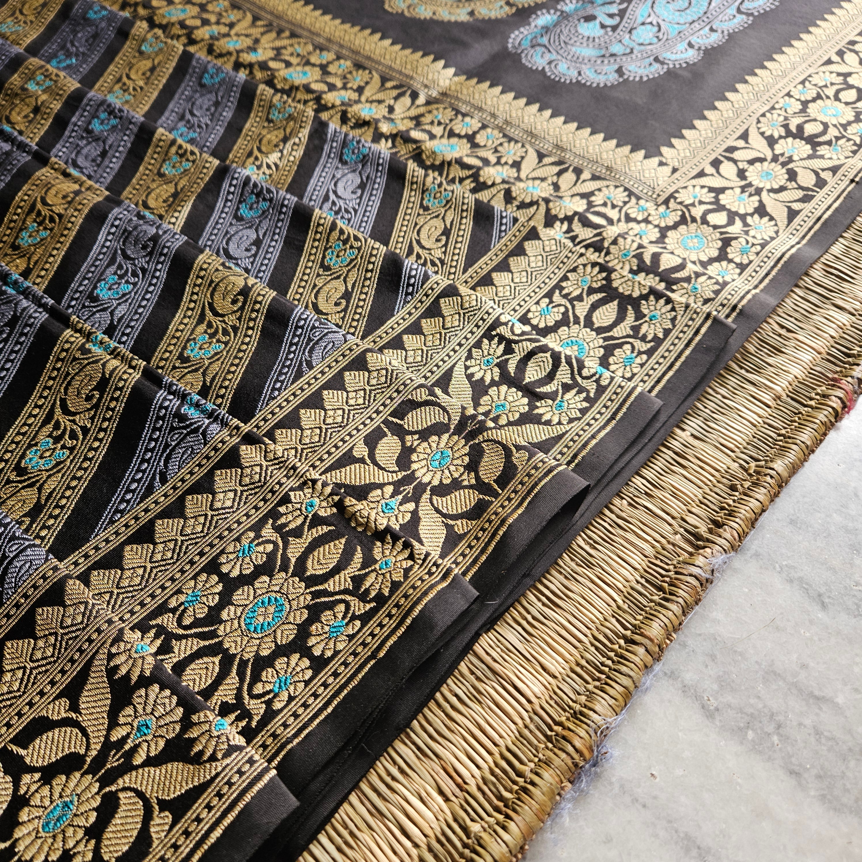 Black Baluchari with Minakari