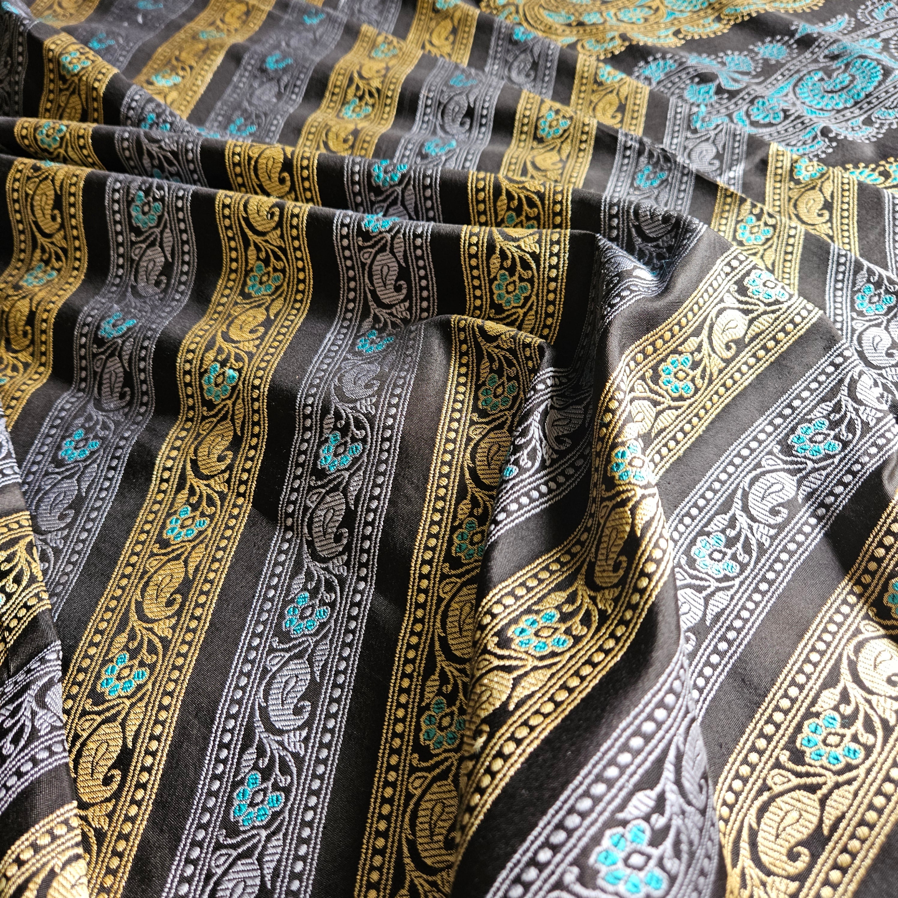 Black Baluchari with Minakari