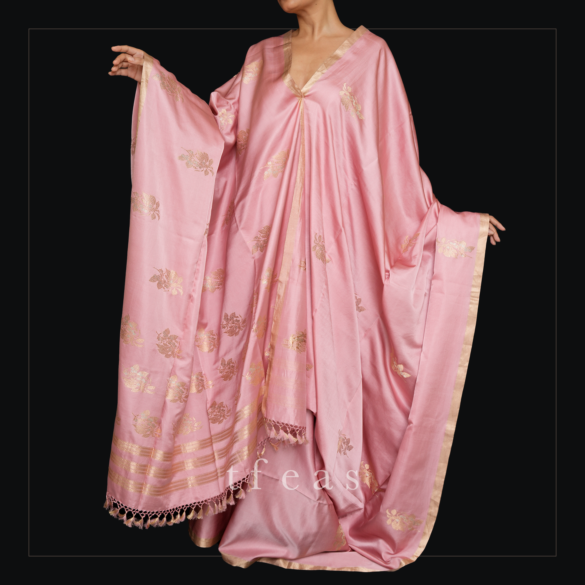 Gazari Satin Khadwa Benarasi