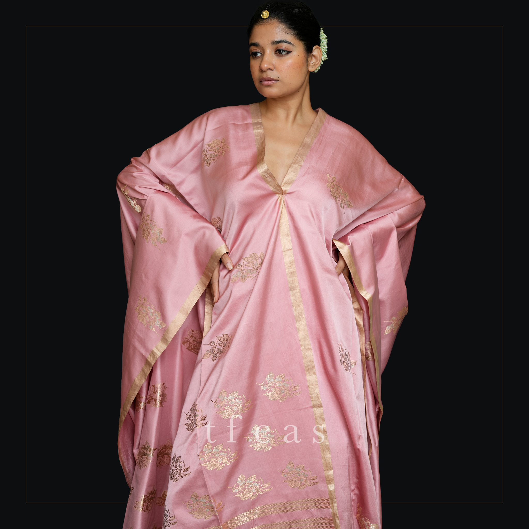 Gazari Satin Khadwa Benarasi