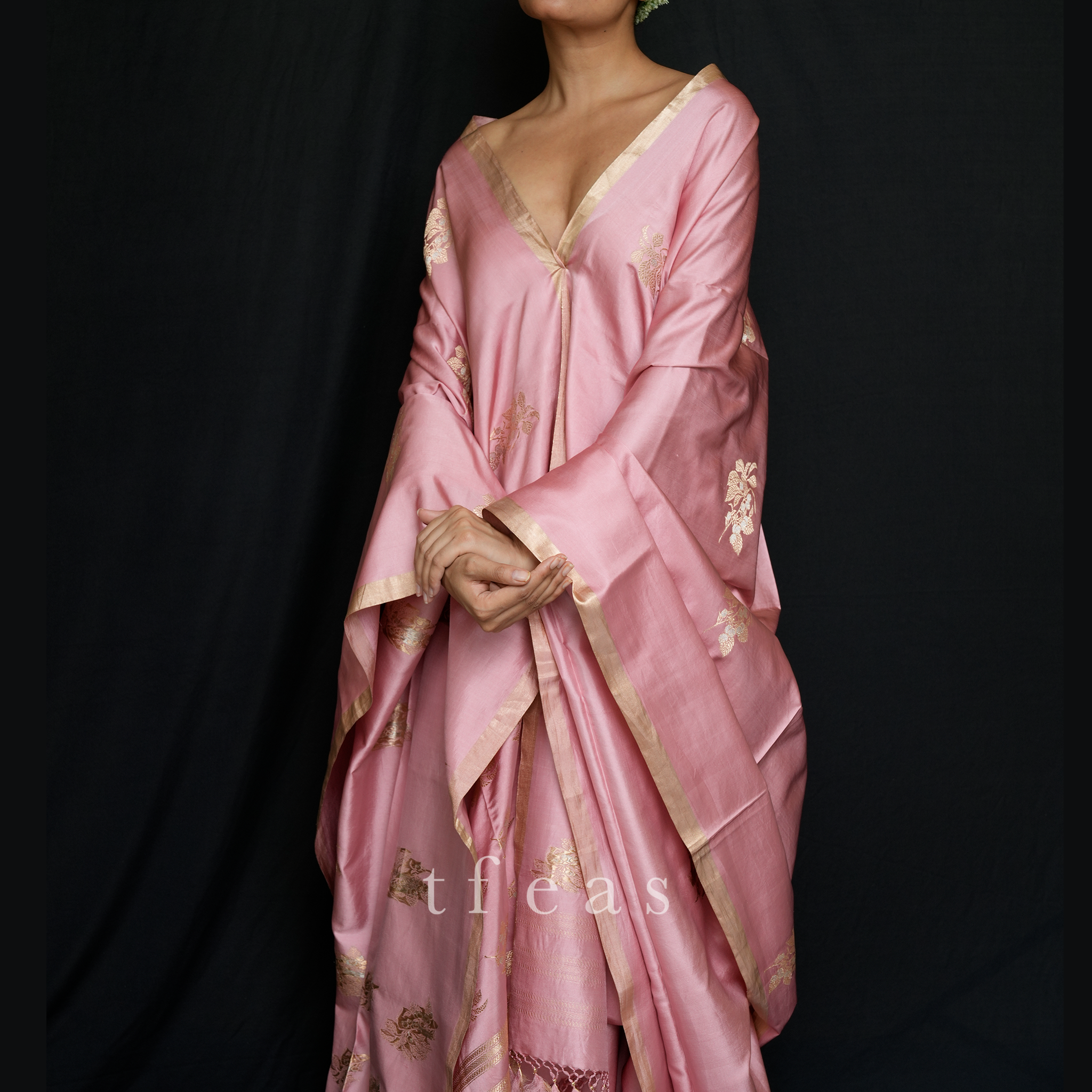 Gazari Satin Khadwa Benarasi