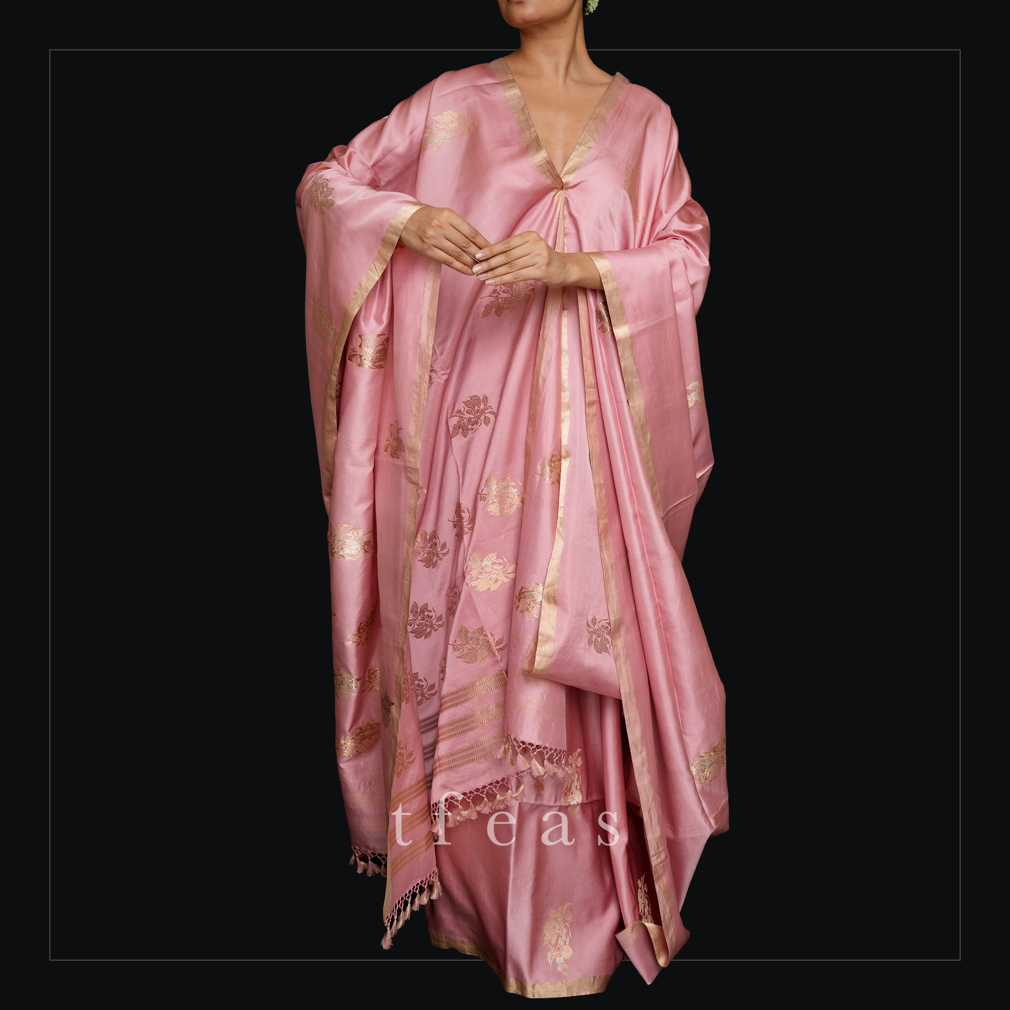 Gazari Satin Khadwa Benarasi