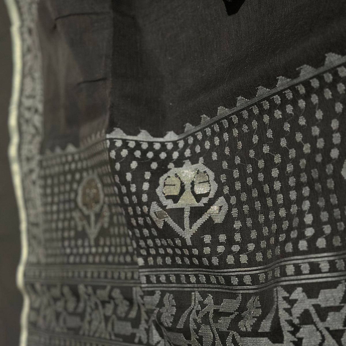 Black Dhakai Jamdani