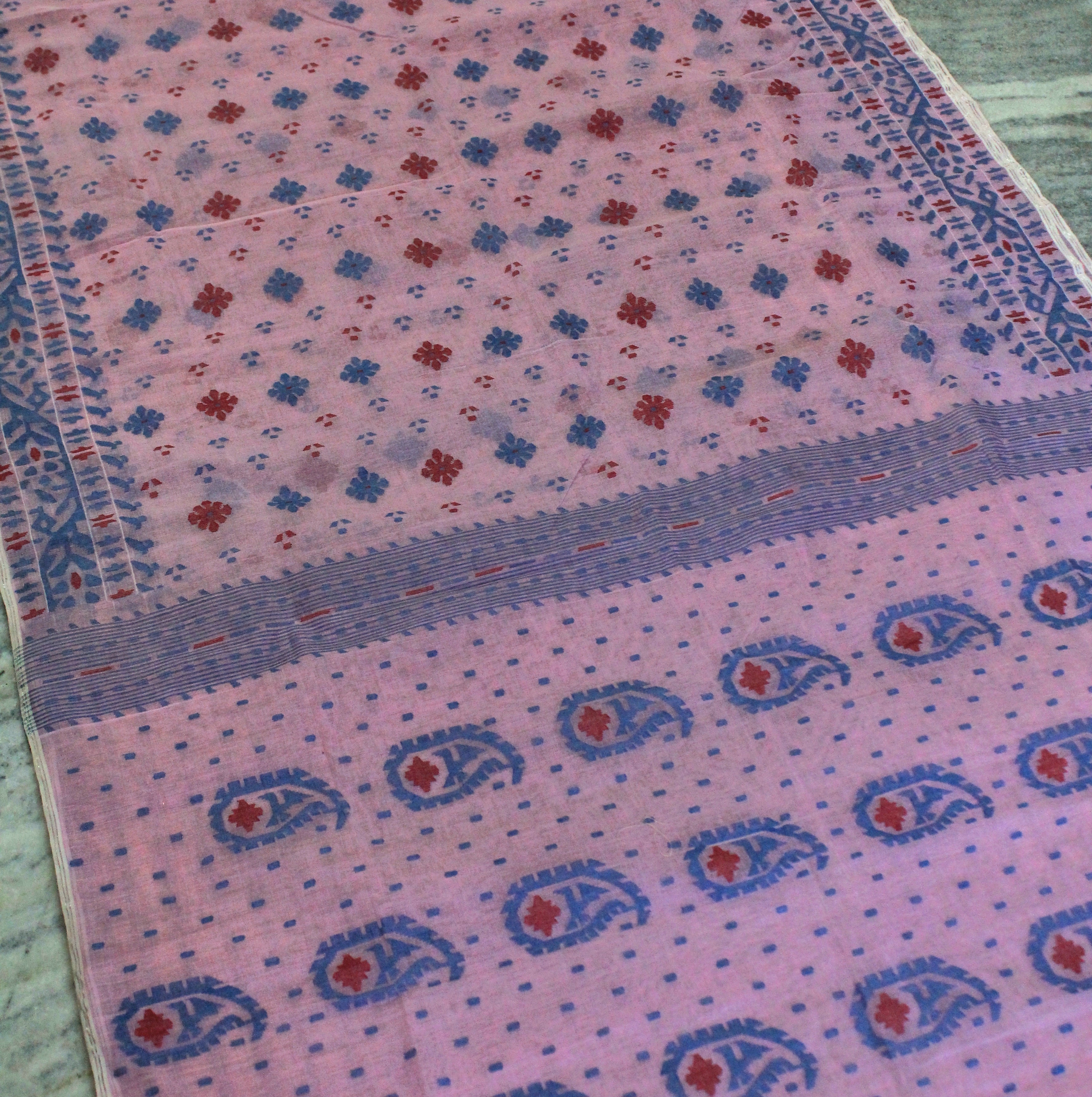 Pink Dhakai Jamdani