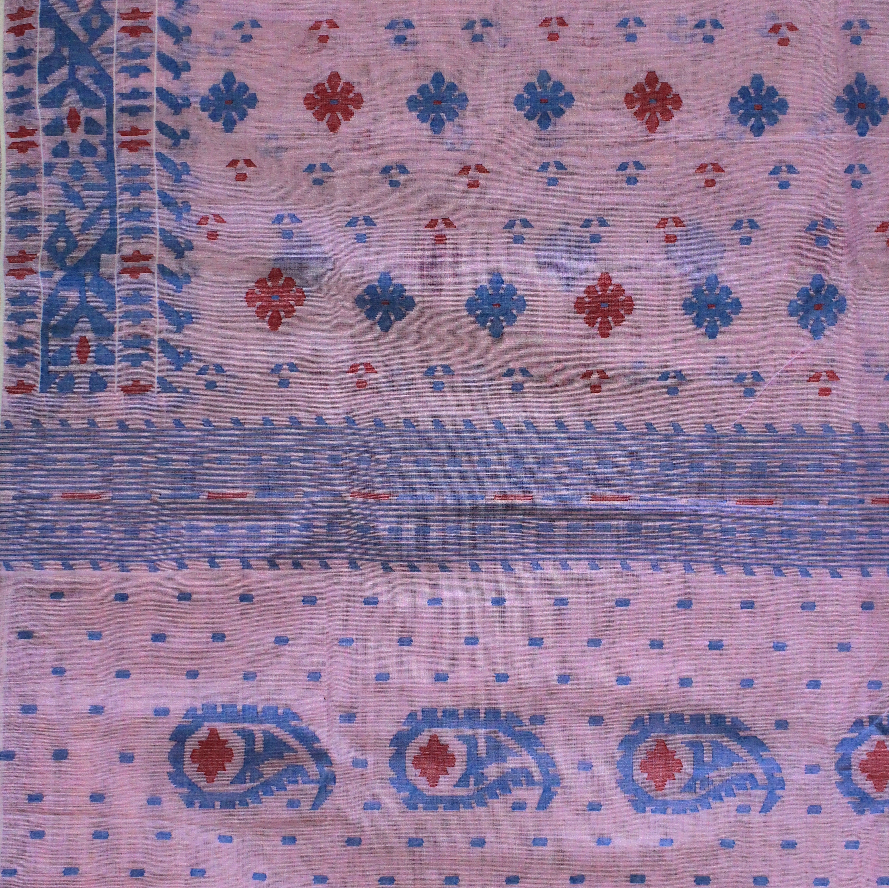 Pink Dhakai Jamdani