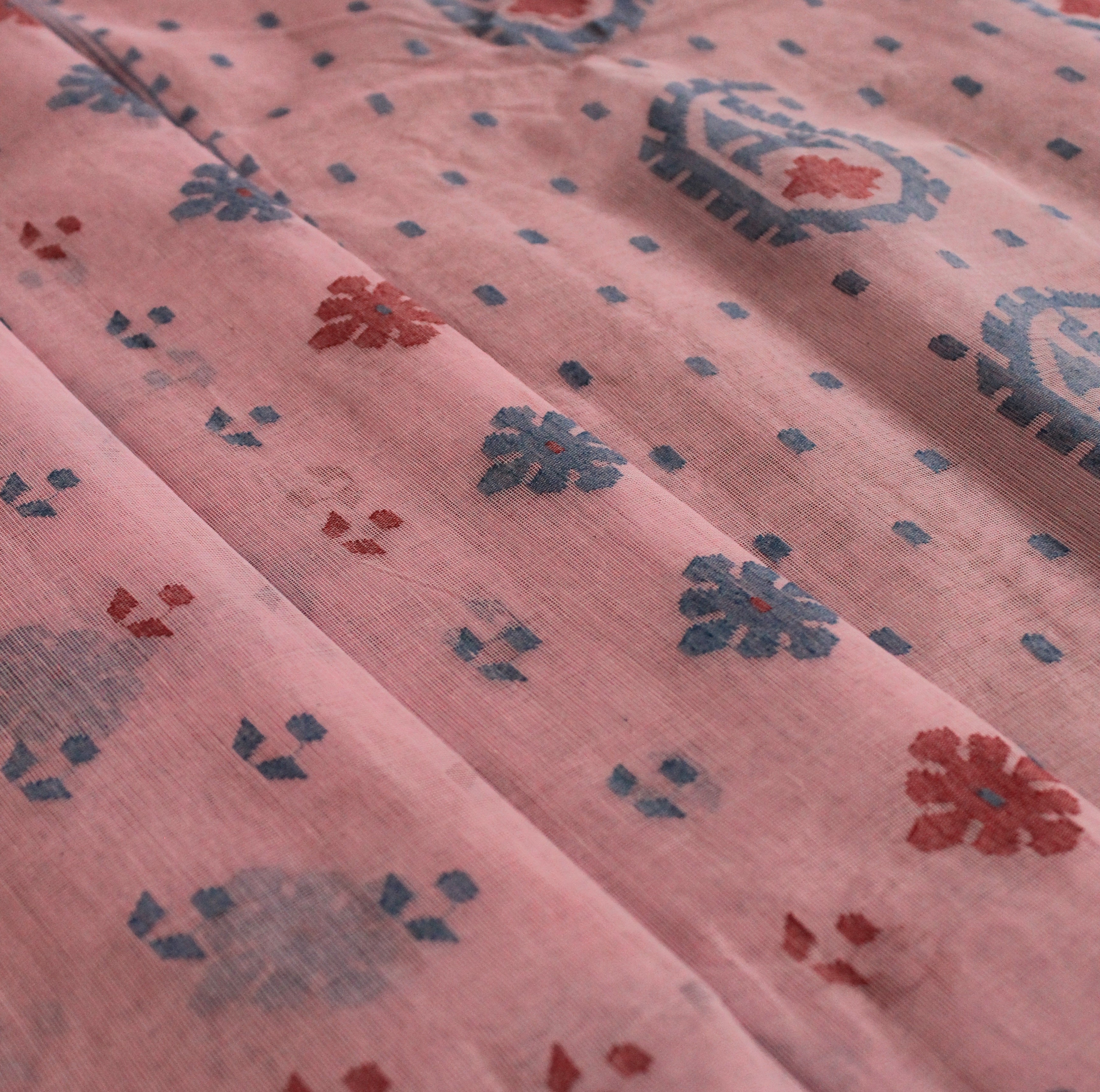 Pink Dhakai Jamdani