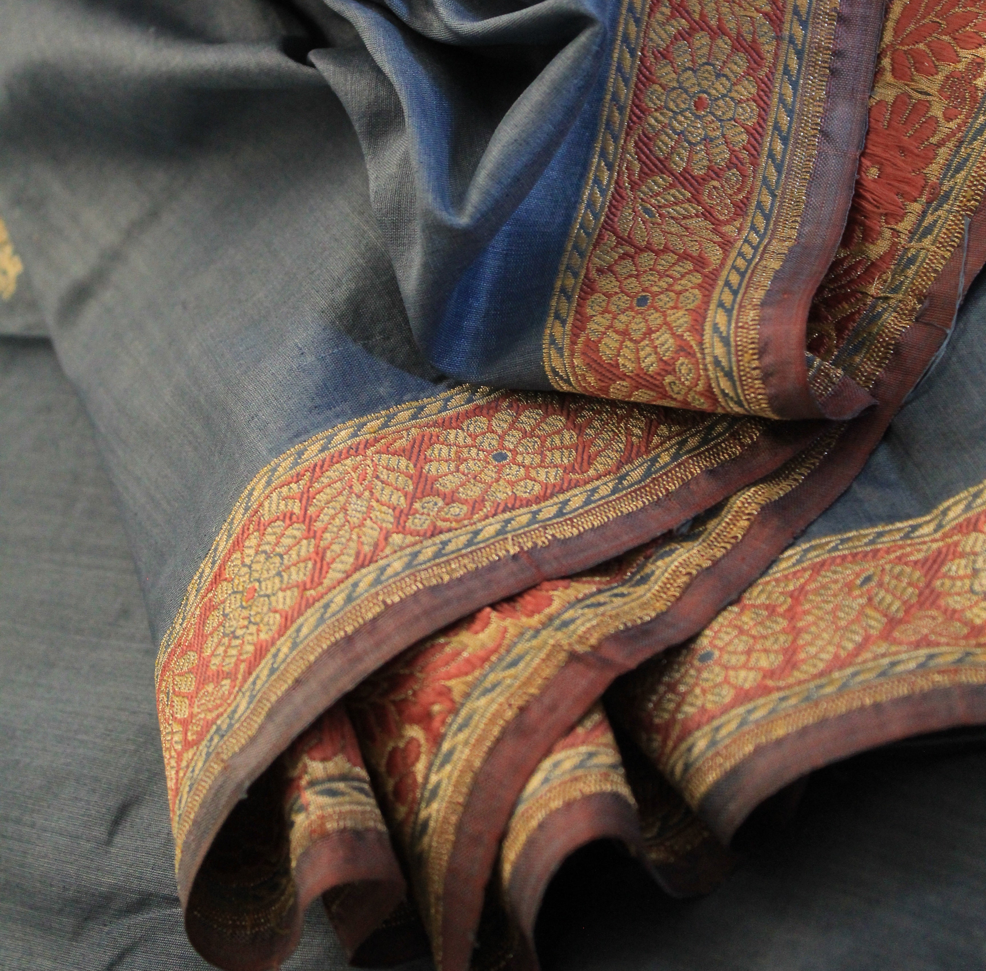 Indigo Khadwa Buti Benarasi