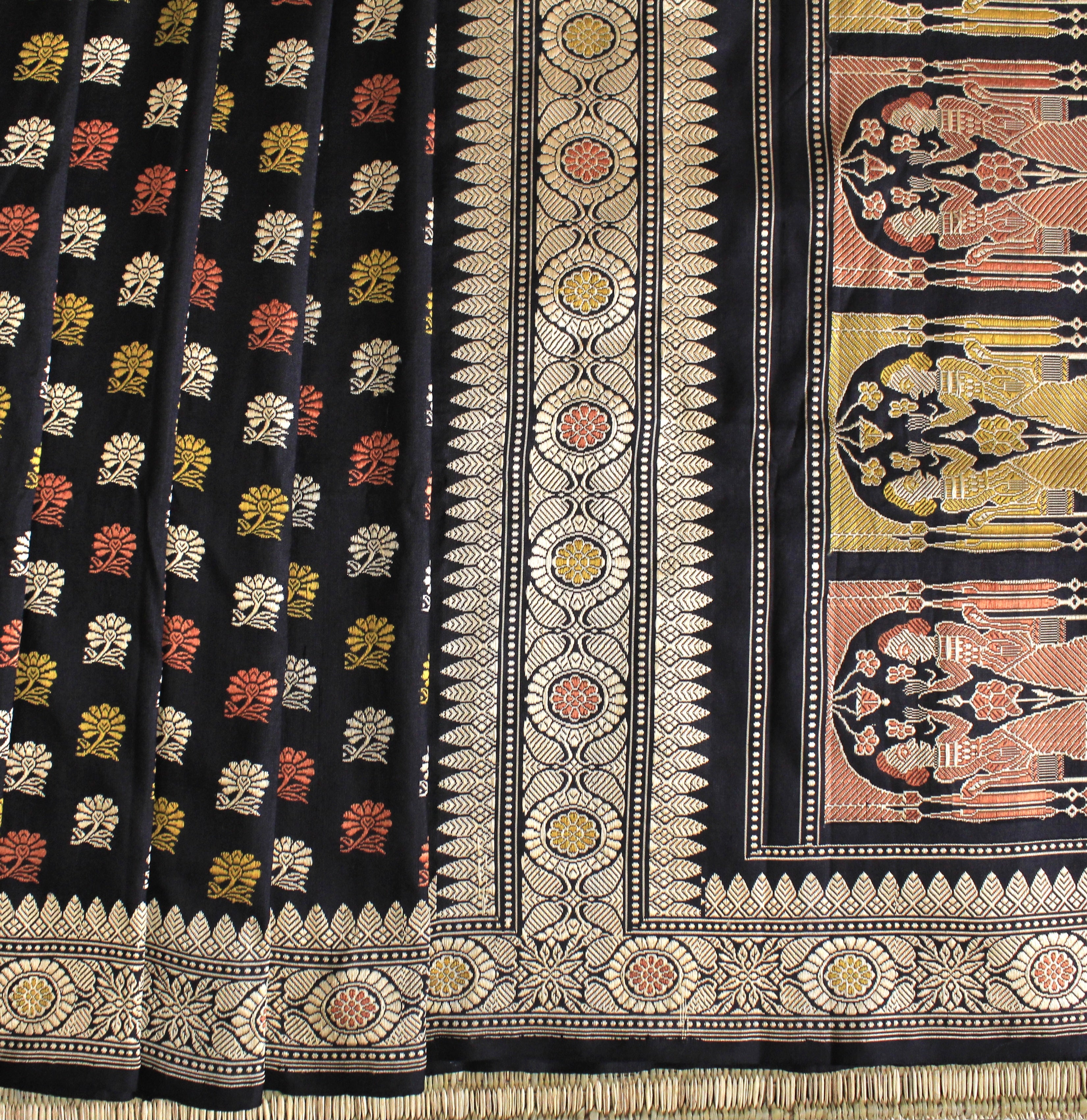 Black Revival Baluchari Saree