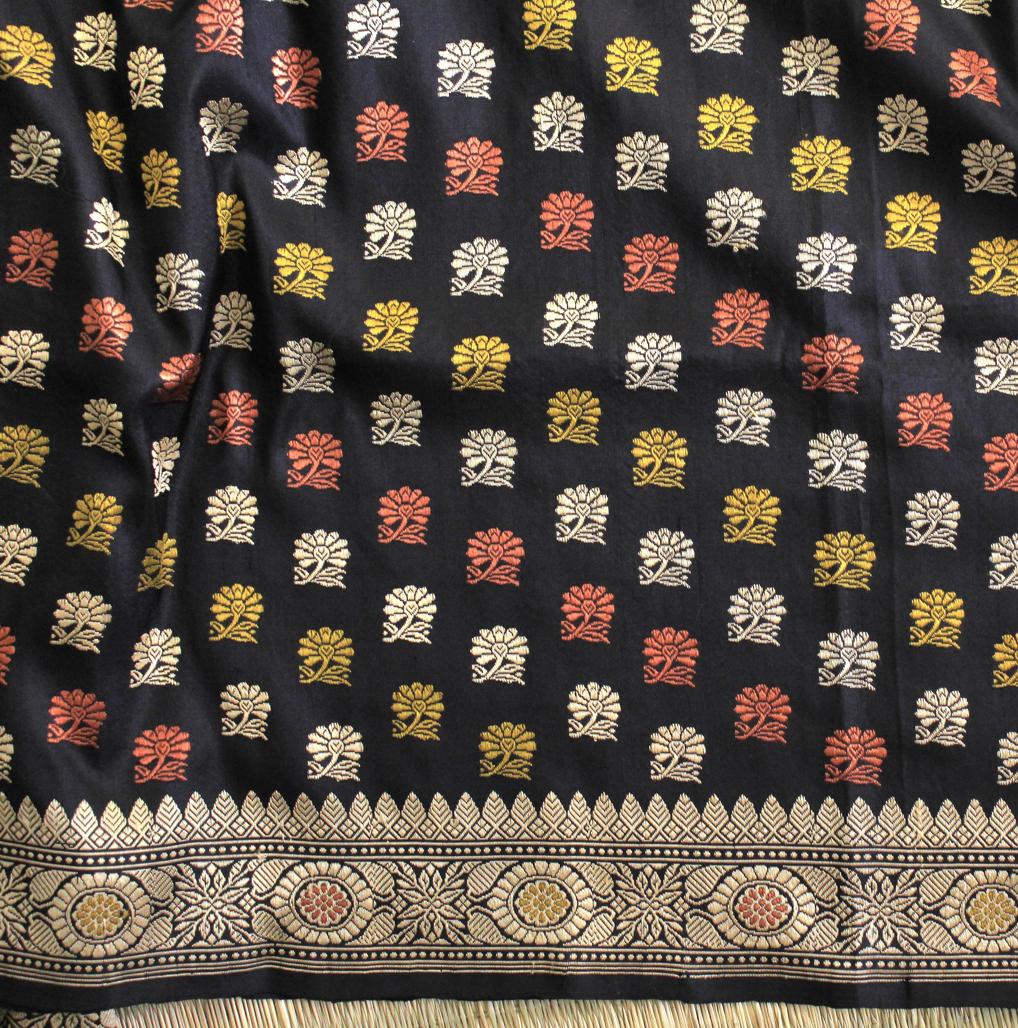 Black Revival Baluchari Saree
