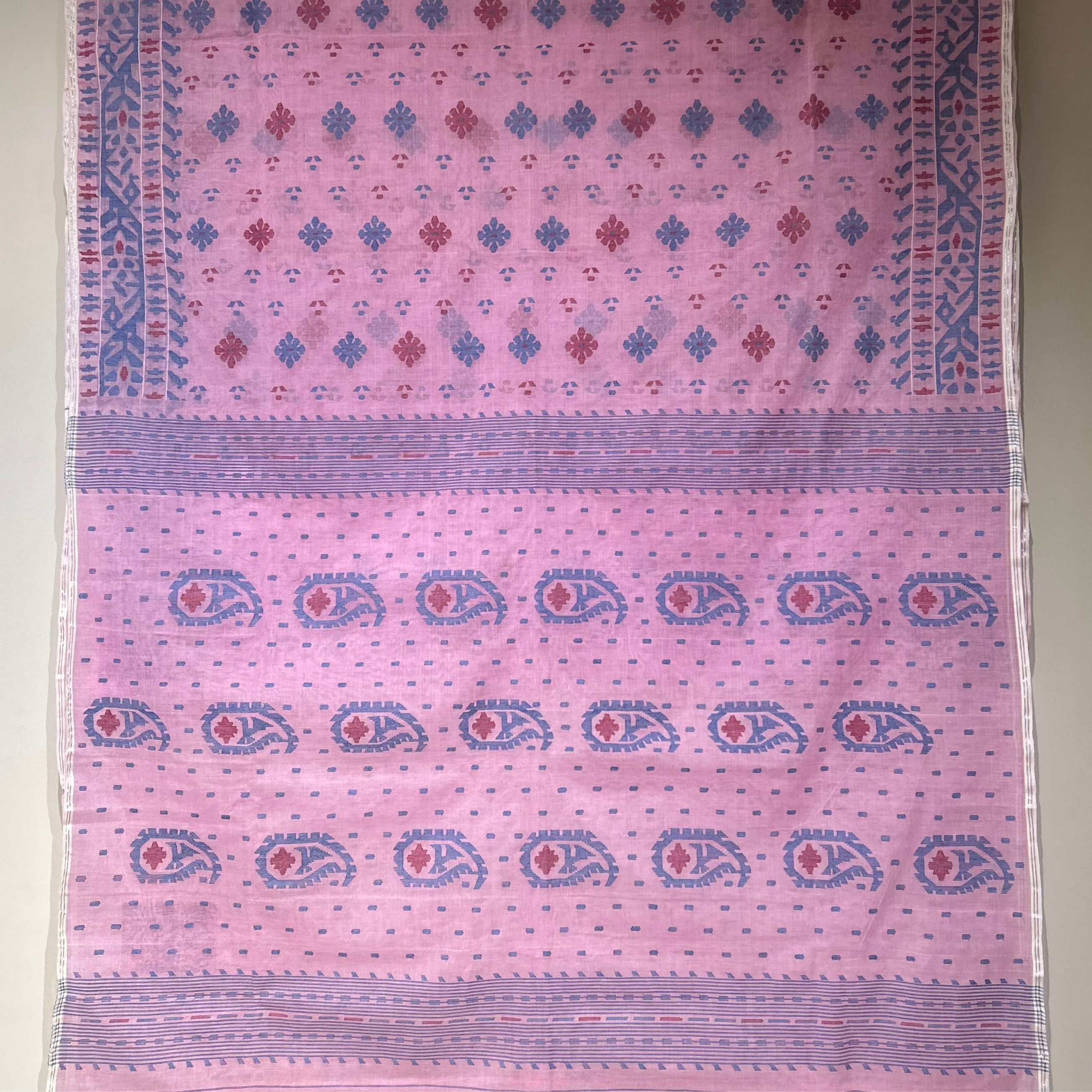 Pink Dhakai Jamdani