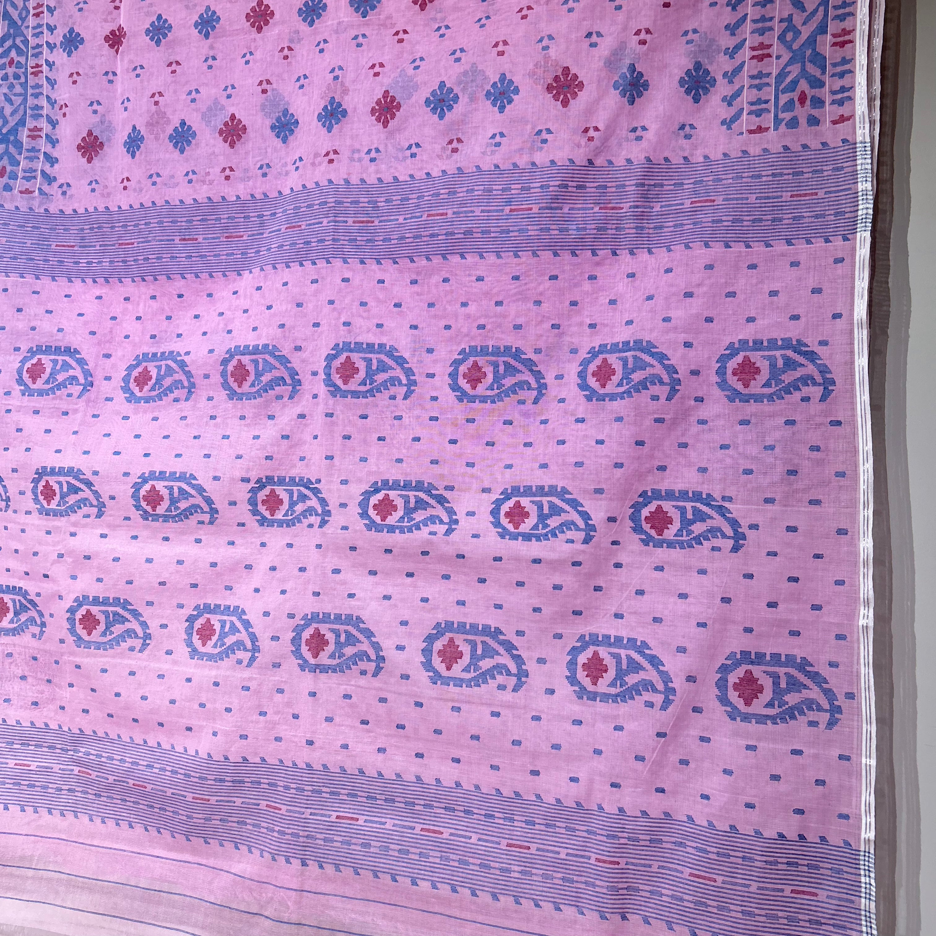 Pink Dhakai Jamdani
