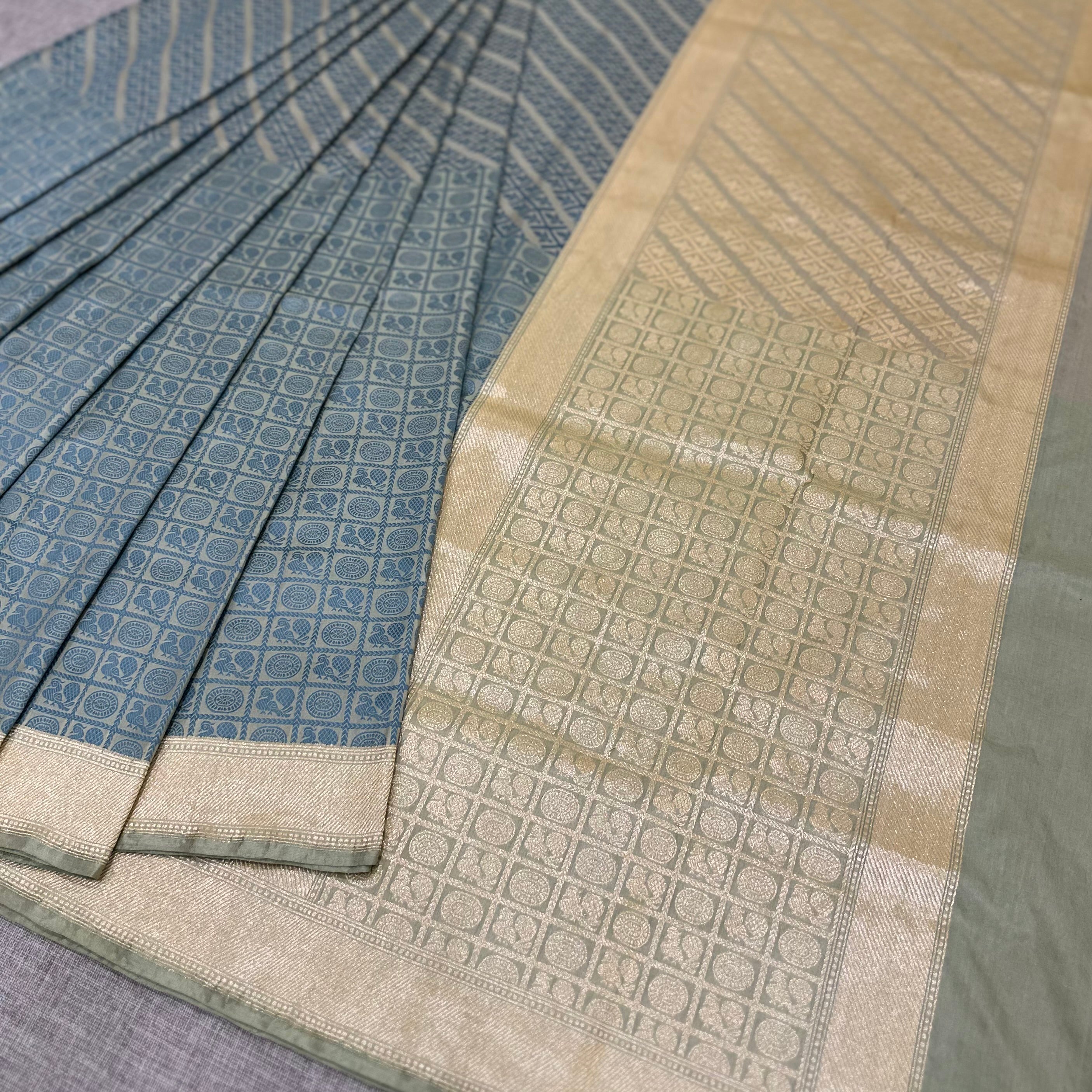 Green Benarasi Silk Saree