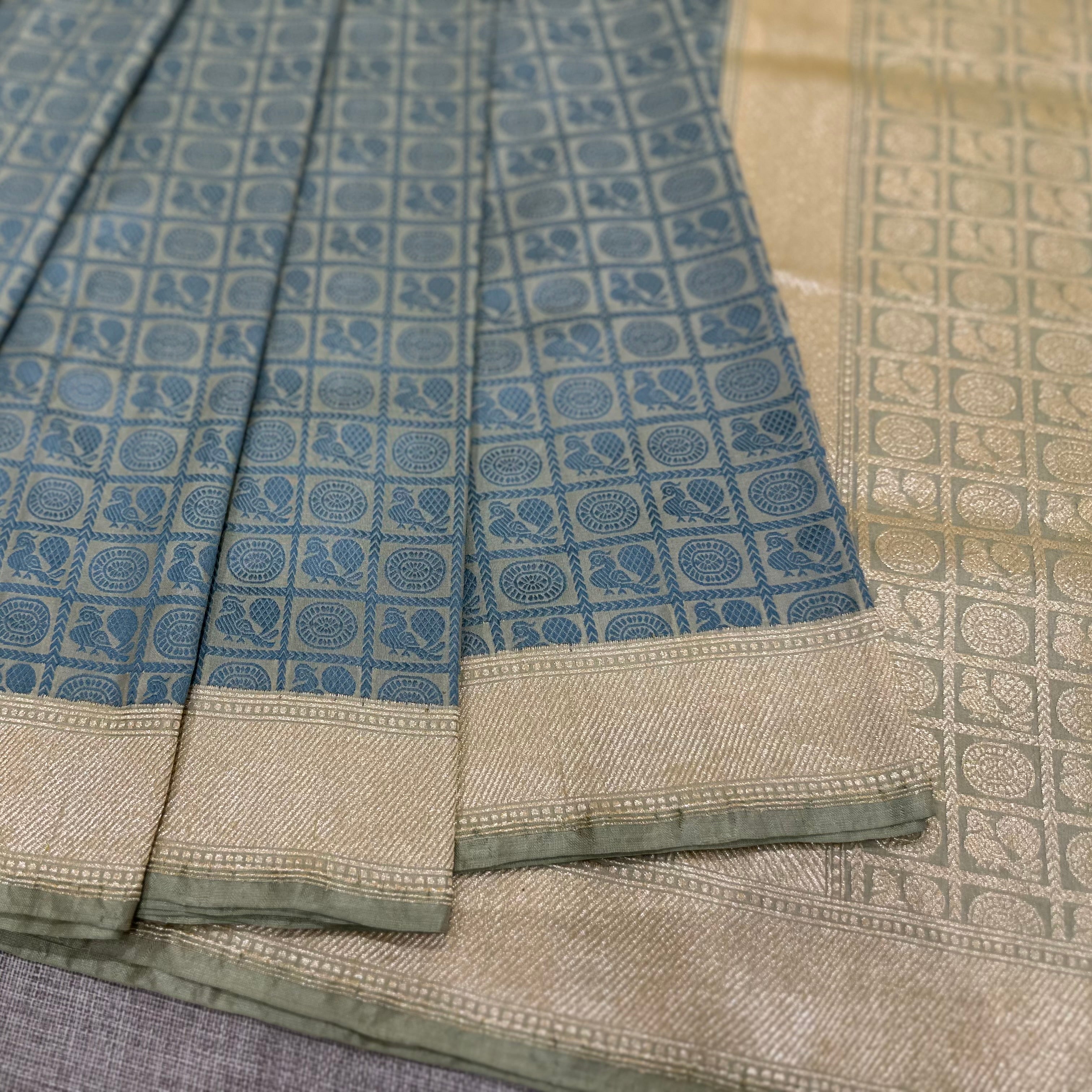 Green Benarasi Silk Saree