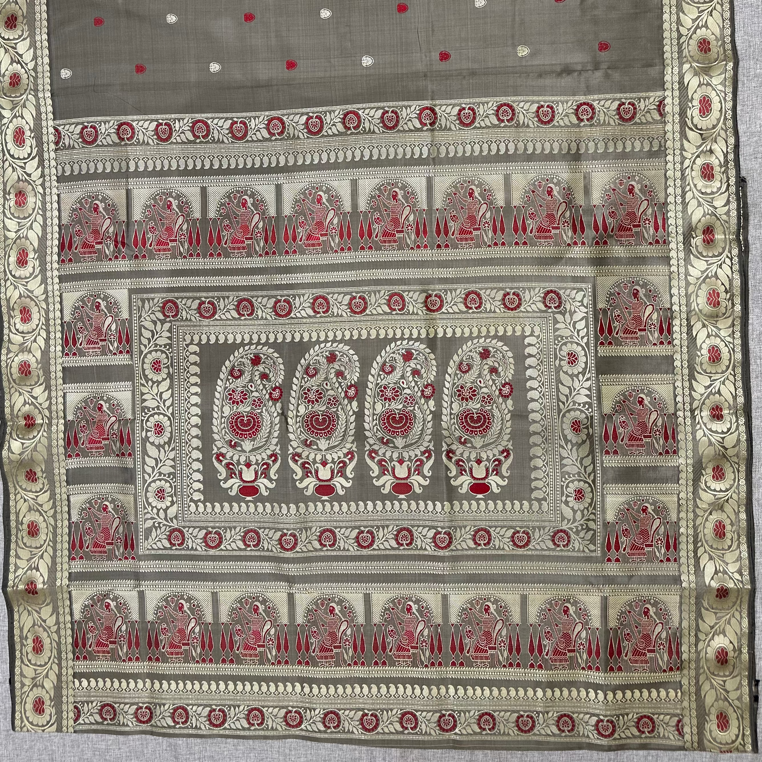 Grey Baluchari from Bengal