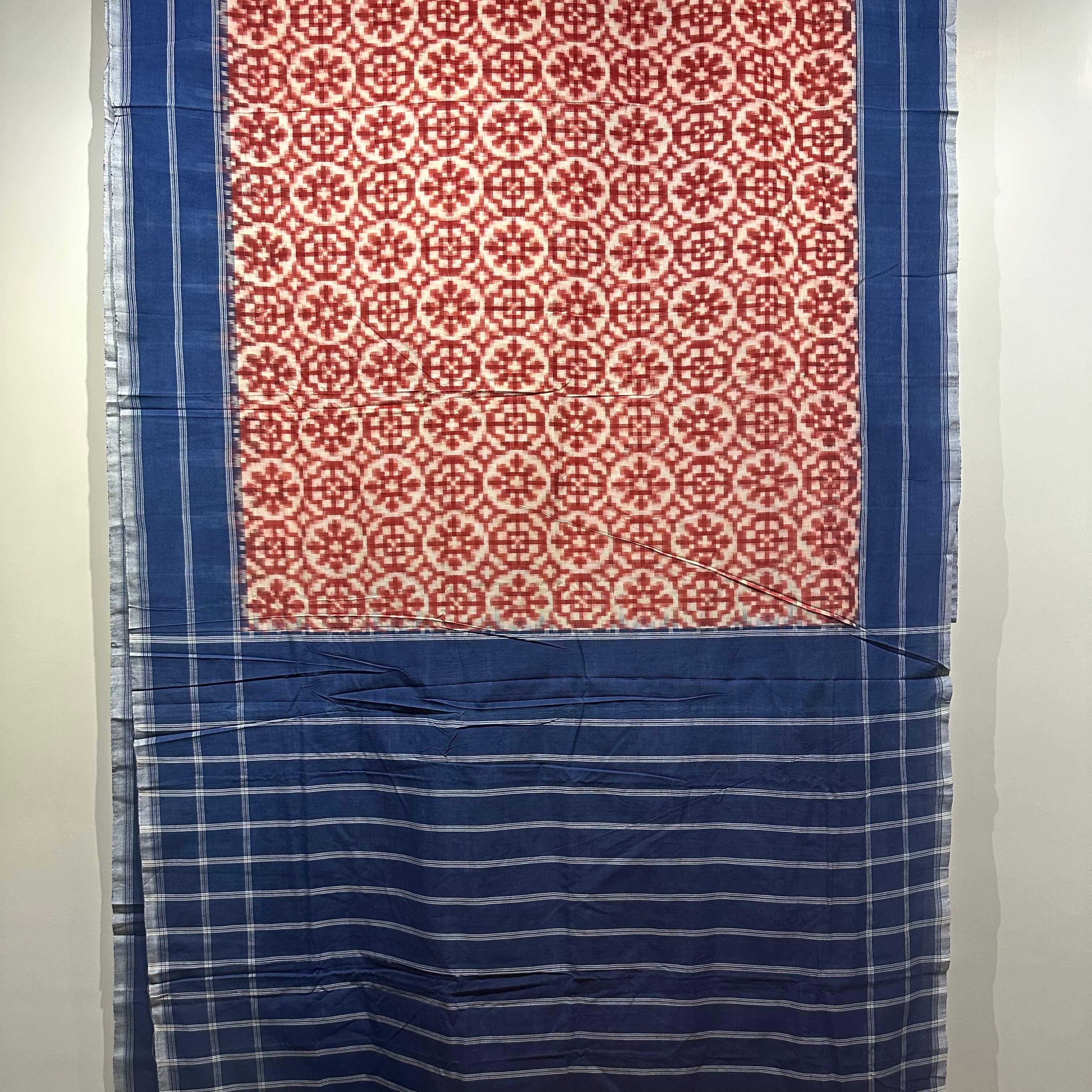 Natural Dyed Double Ikat on Cotton