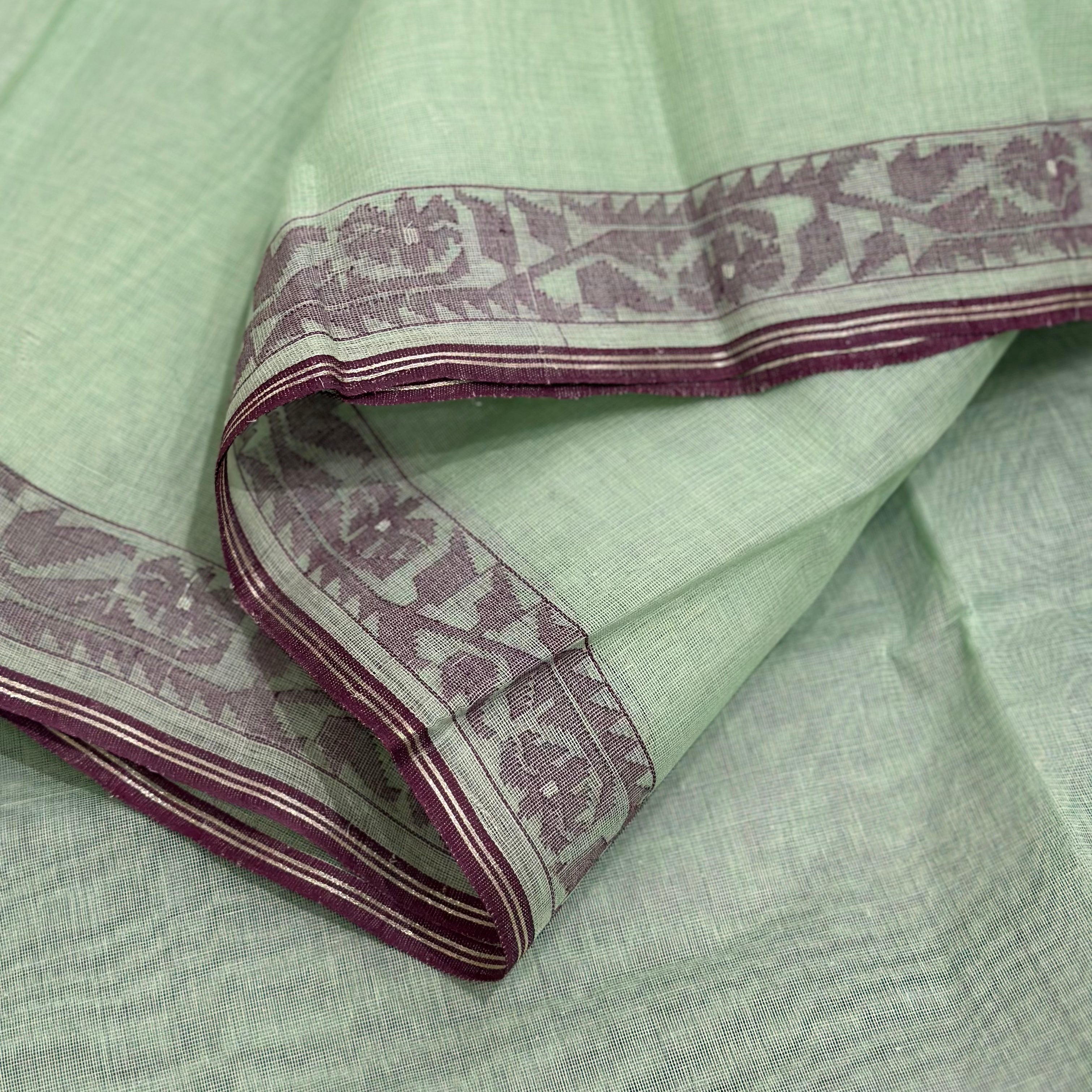 Mint Dhakai Jamdani
