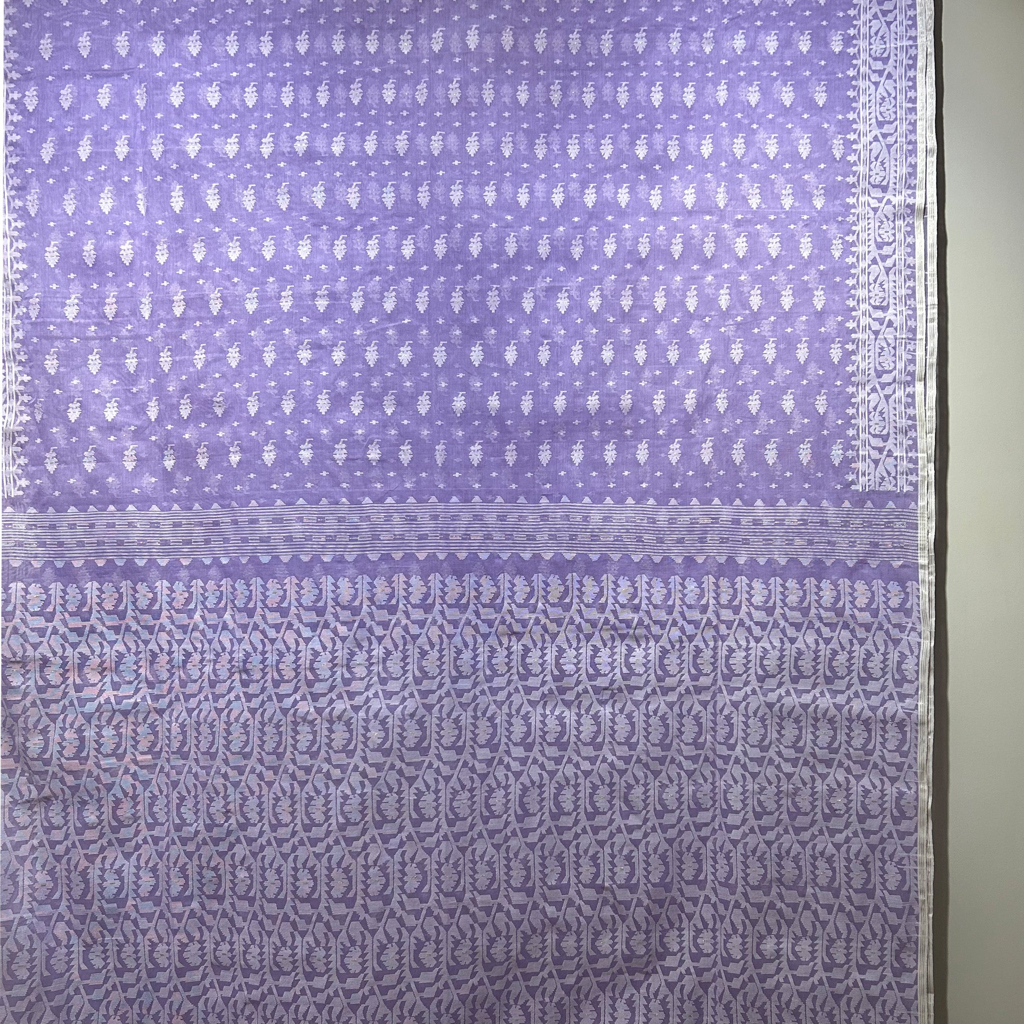 Lavender Dhakai Jamdani
