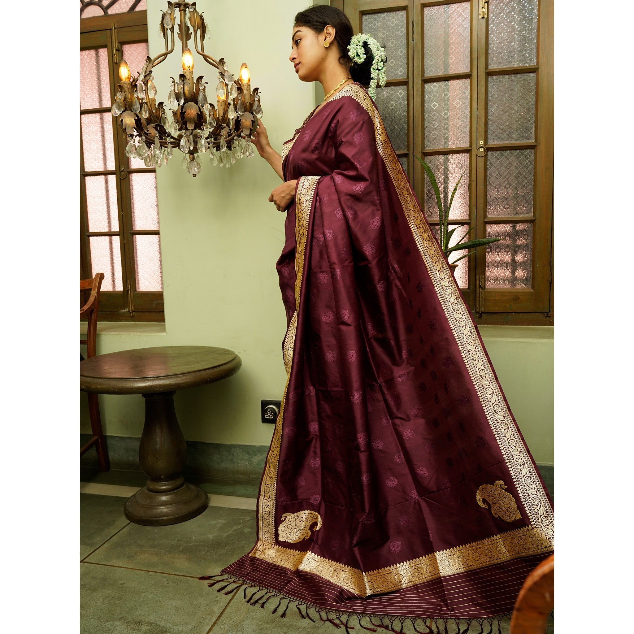 TFEAS Museum Recreation of a Benarasi Saree with Koniya