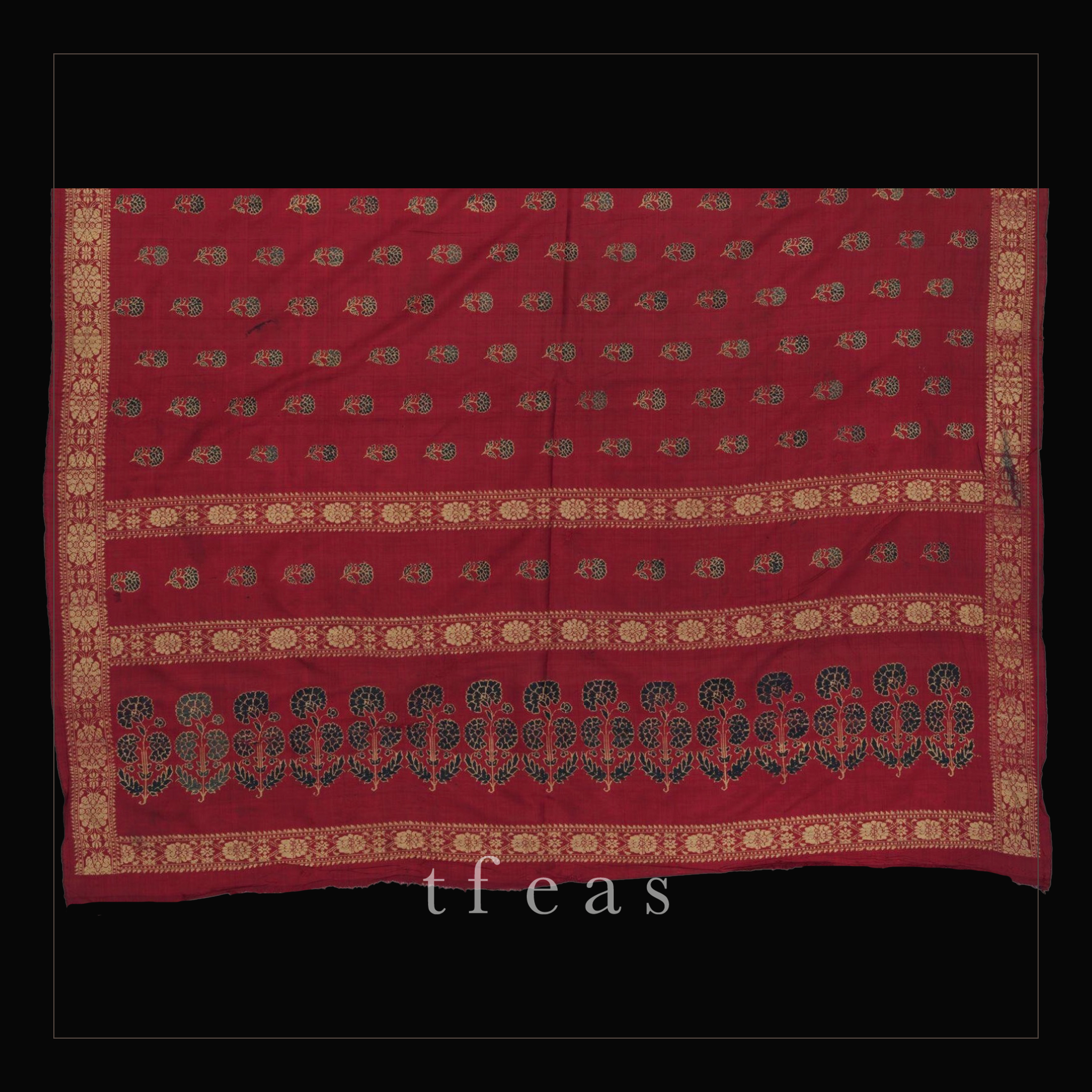Brown Revival Baluchari Saree