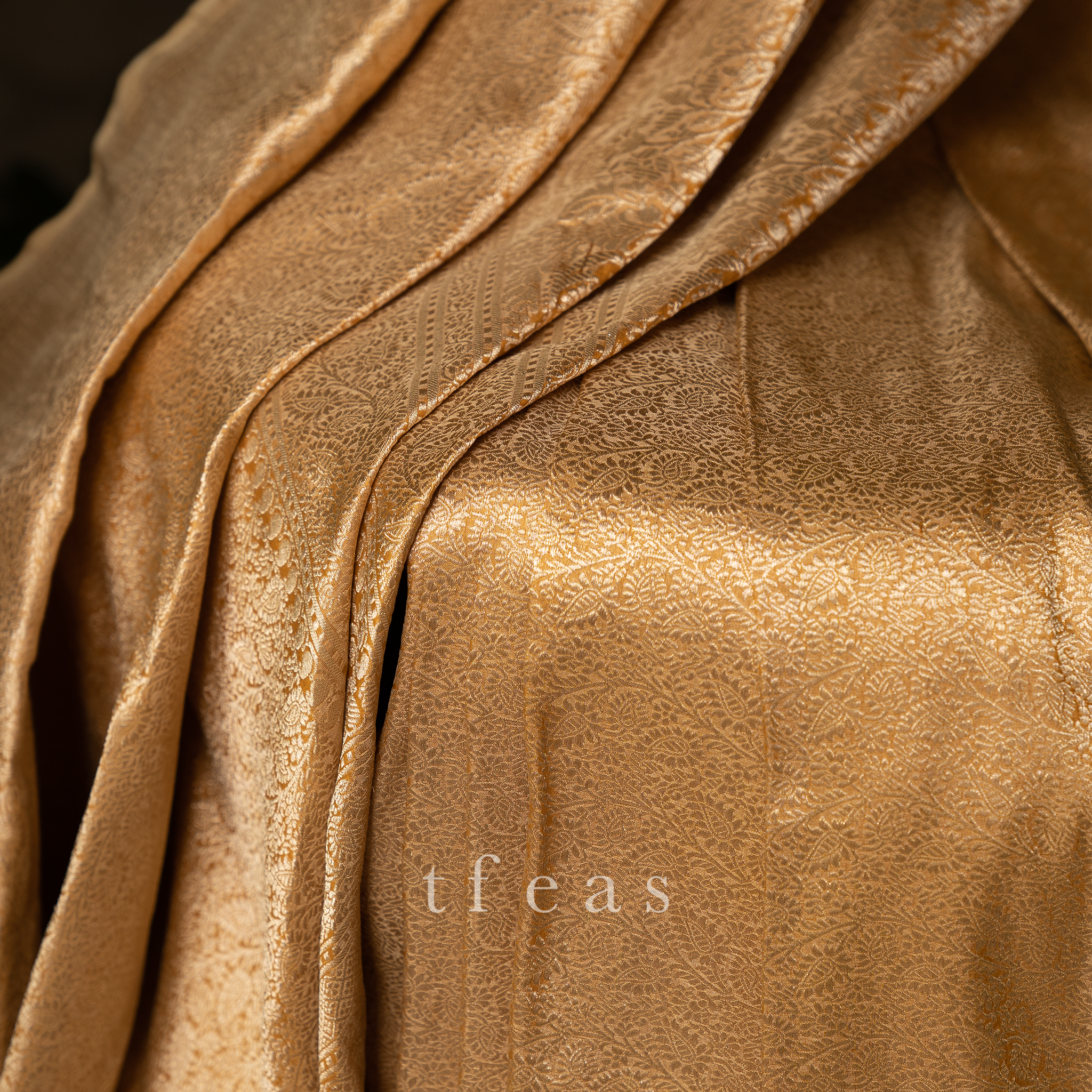 Mustard Brocade Benarasi