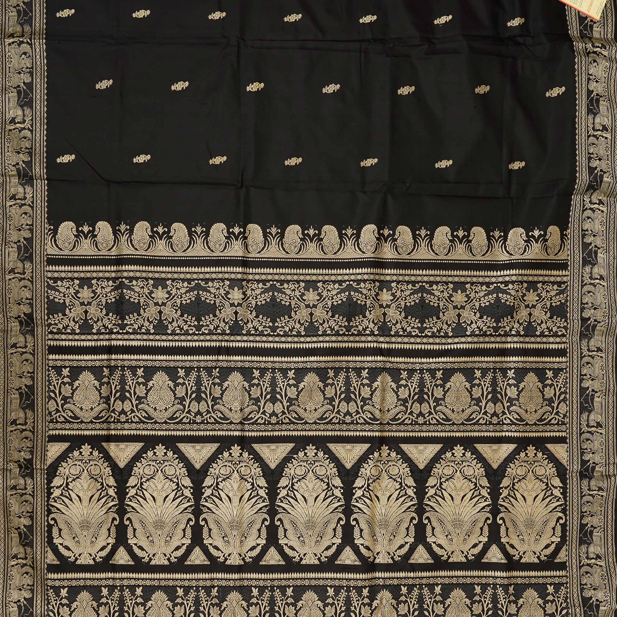 Bengal Baluchari - Black