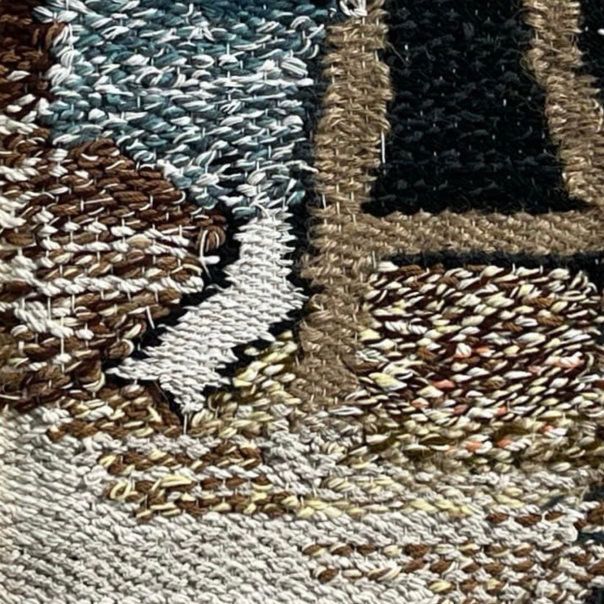 A Old Lady : Hand-knotted Tapestry