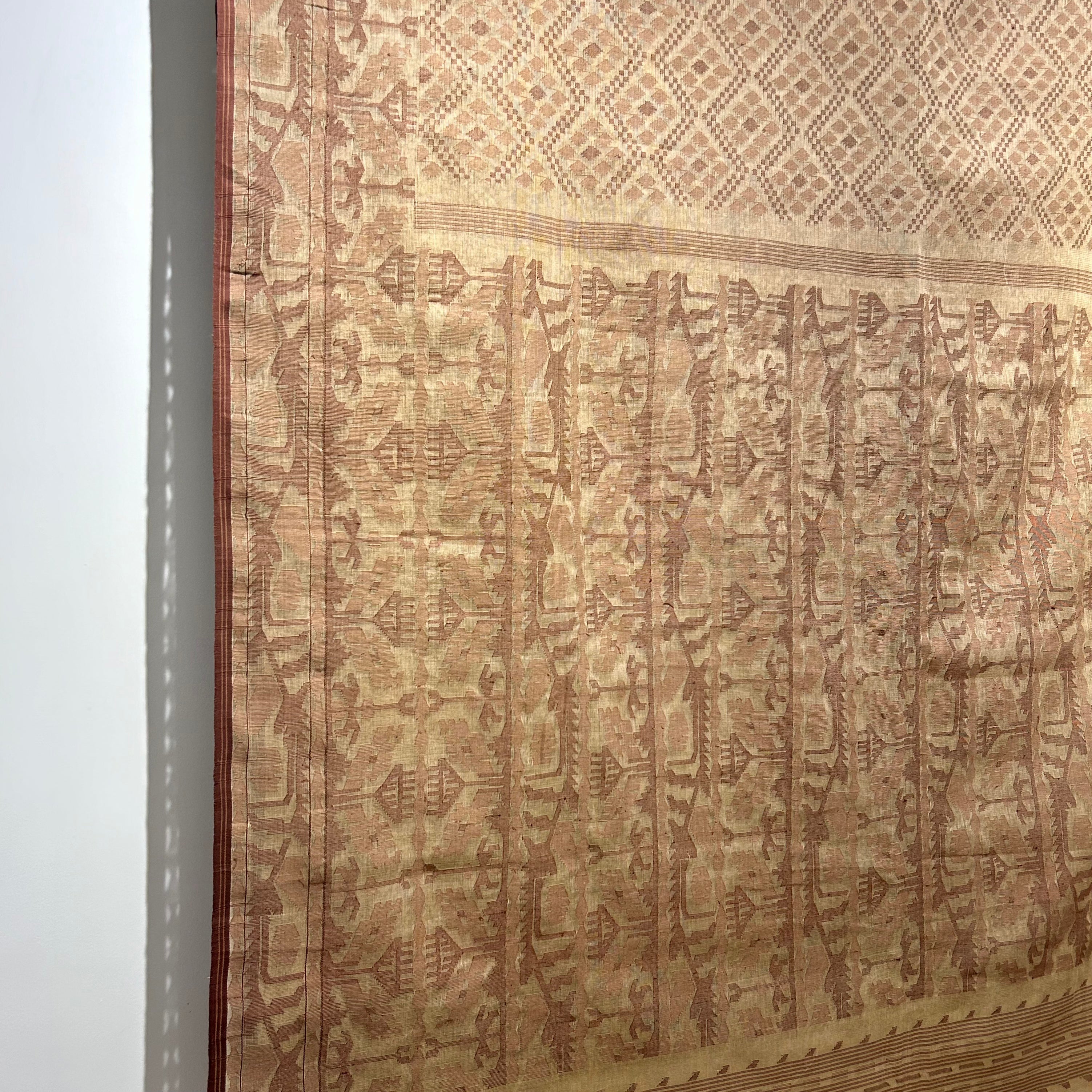 Brown Natural Dyed Dhakai Jamdani
