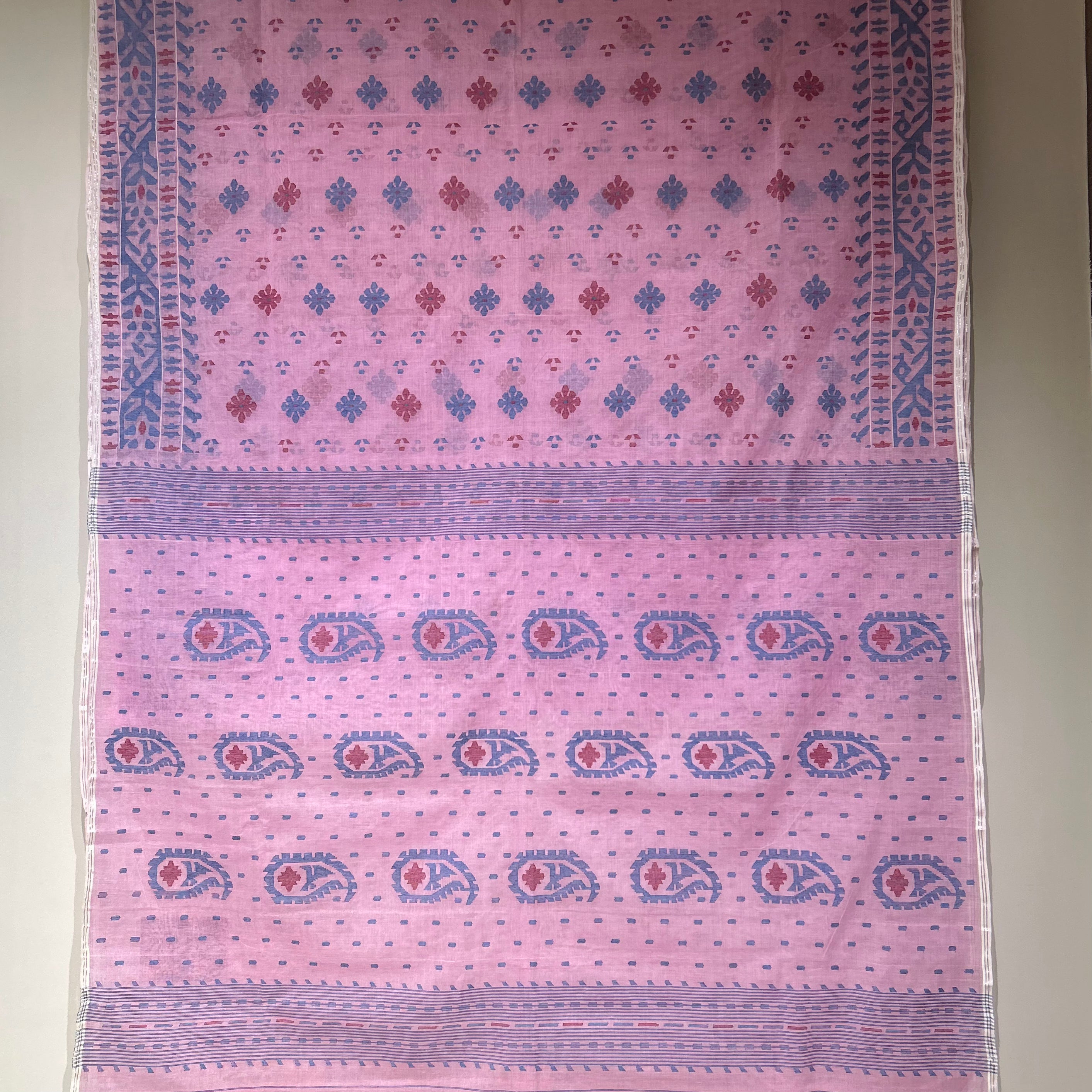 Pink Dhakai Jamdani