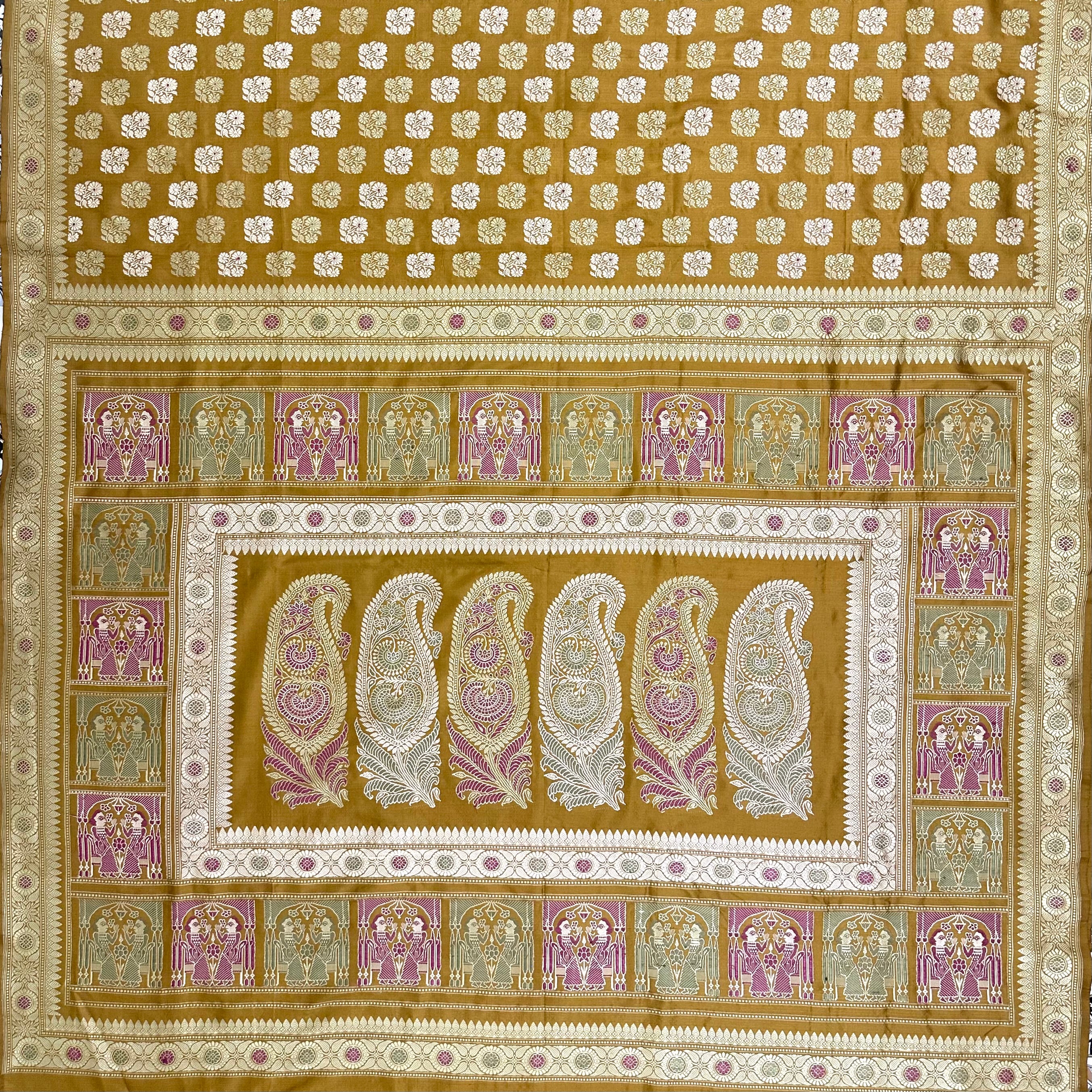 Mustard Butidar Baluchari from Benaras