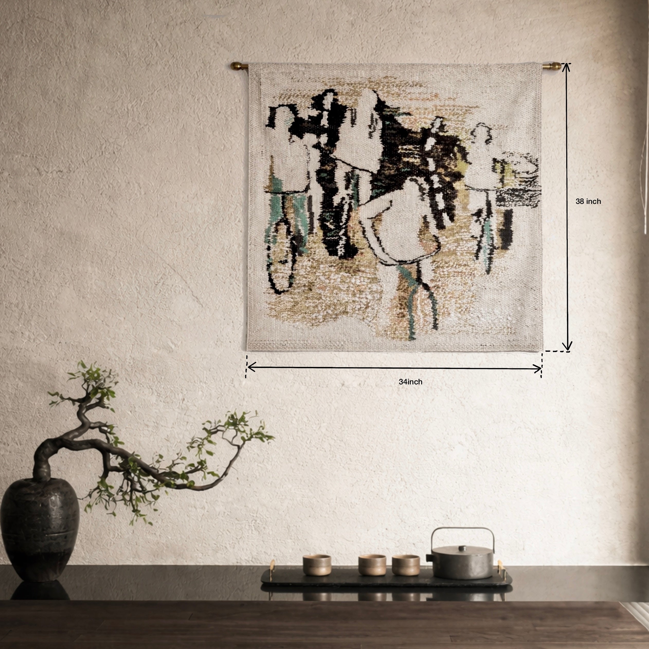 Stories of Yesterday : A Hand-knotted Tapestry