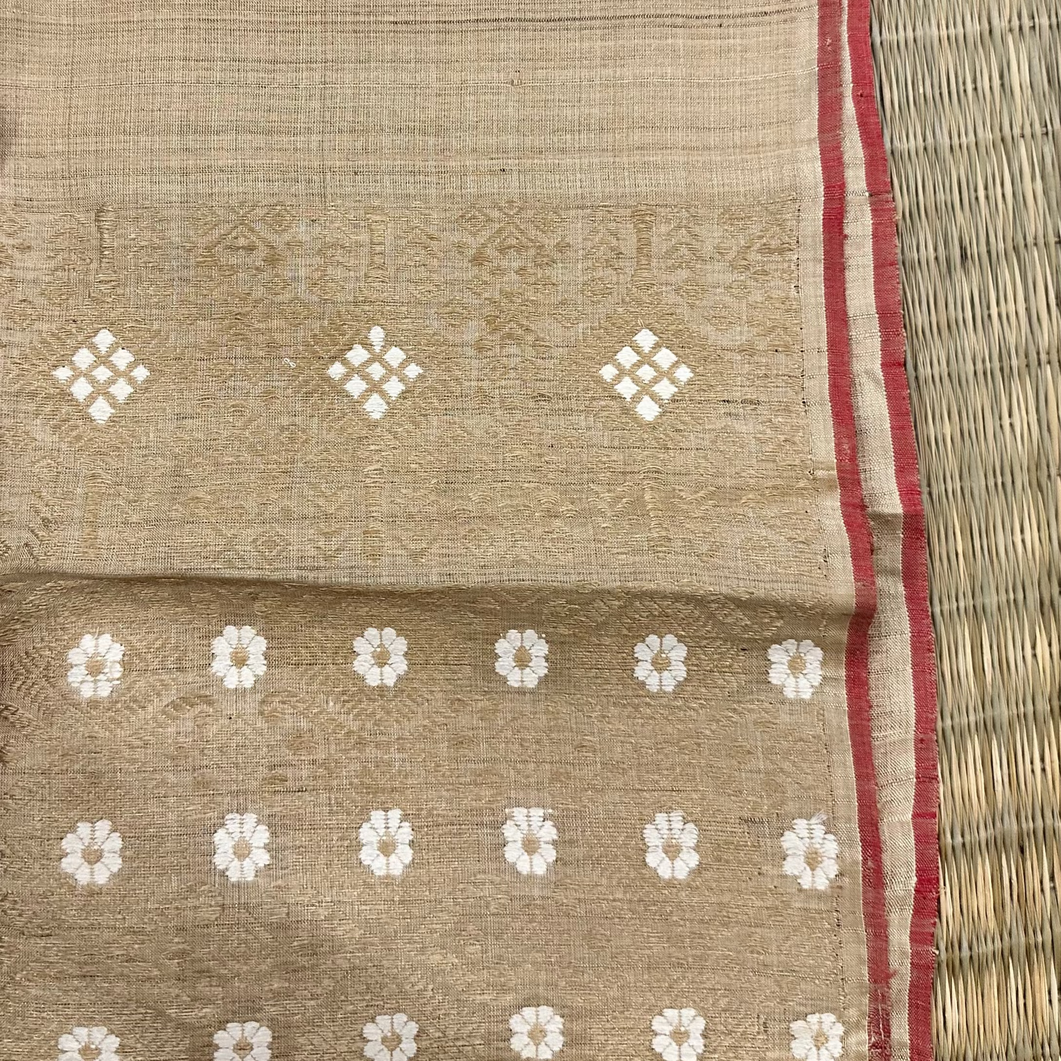 Heirloom Pure Assam Muga Saree with Muga and Eri Extra Weft Palla