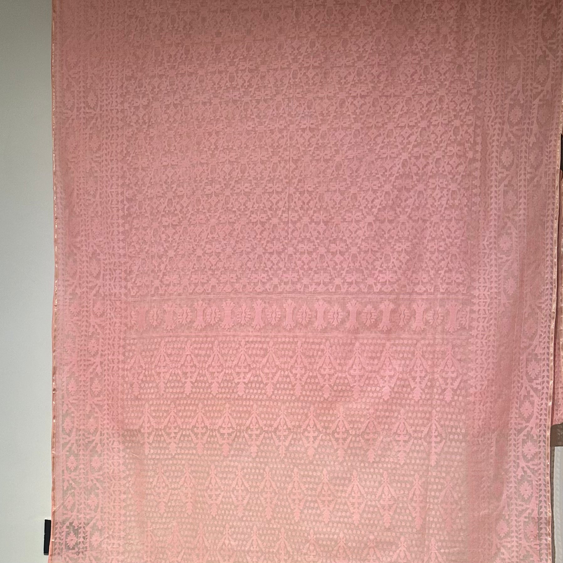 Light Pink Dhakai Jamdani Saree