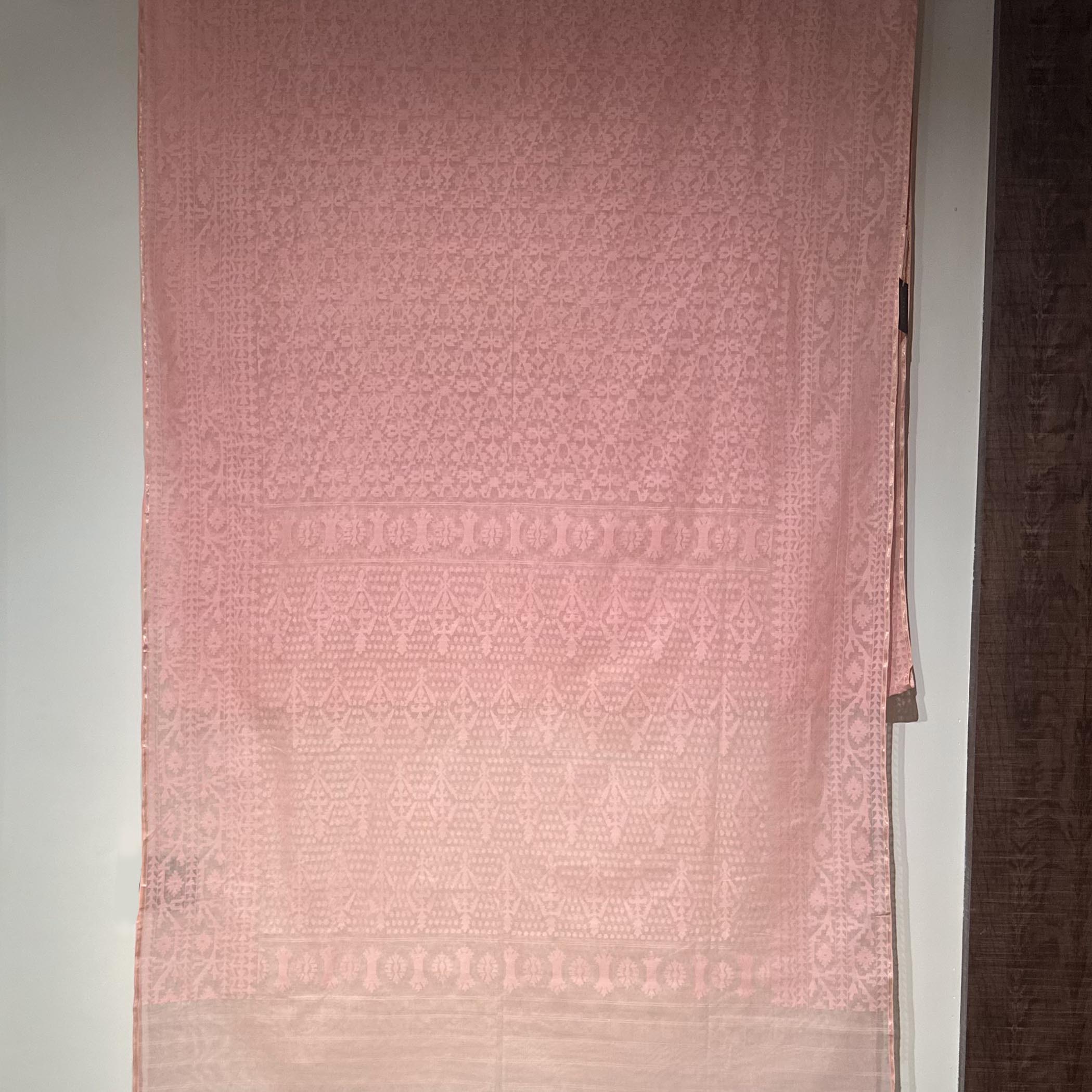 Light Pink Dhakai Jamdani Saree