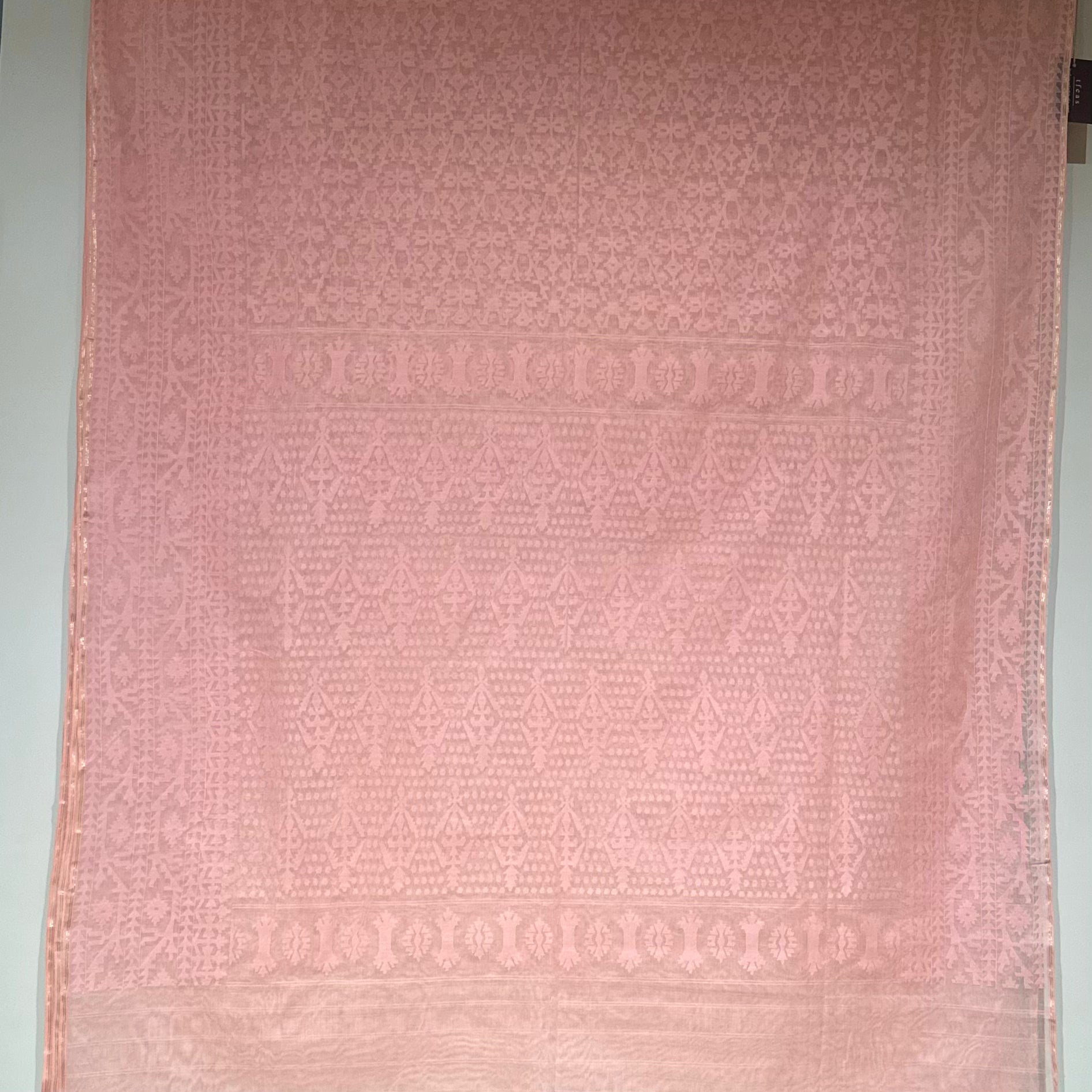 Light Pink Dhakai Jamdani Saree
