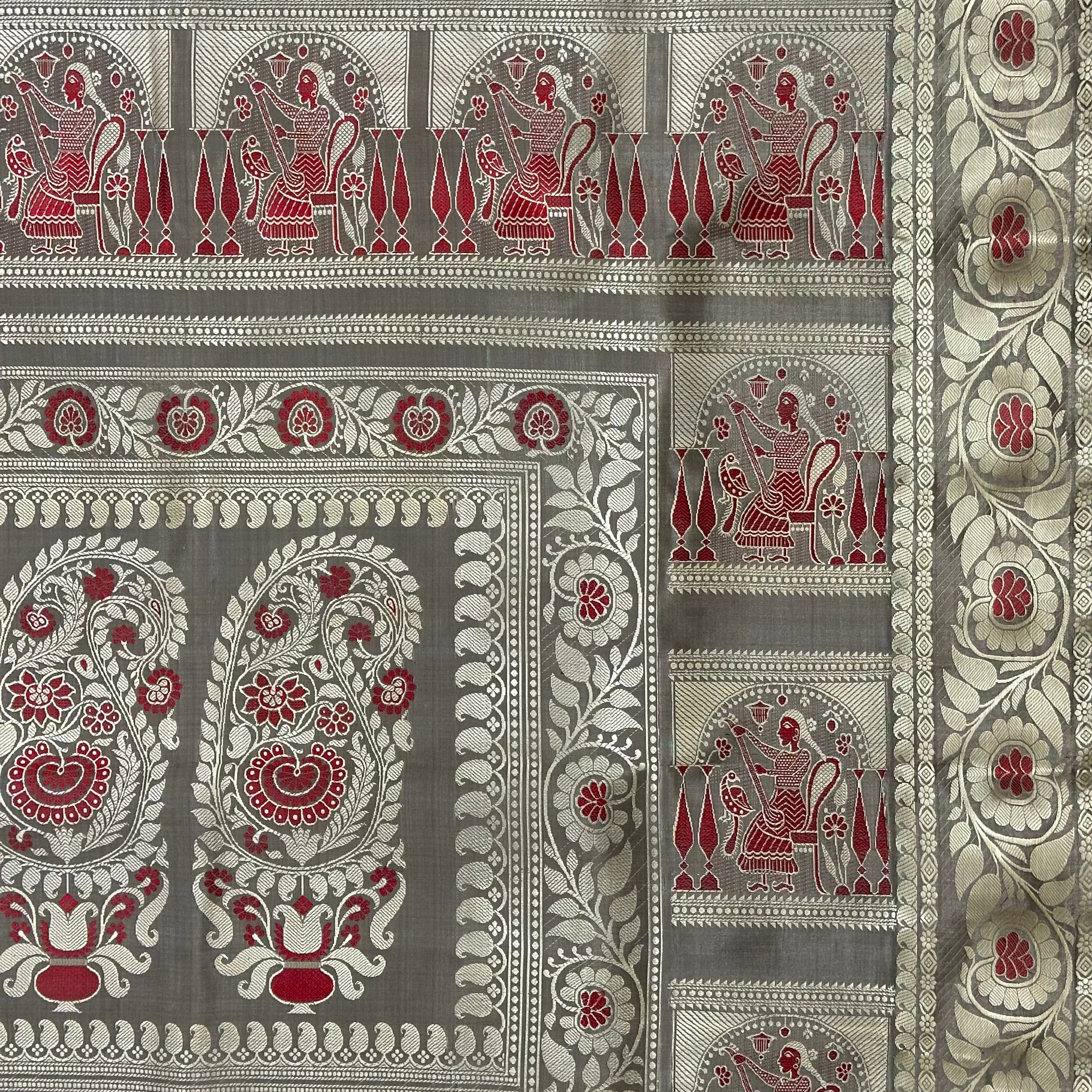 Grey Baluchari from Bengal