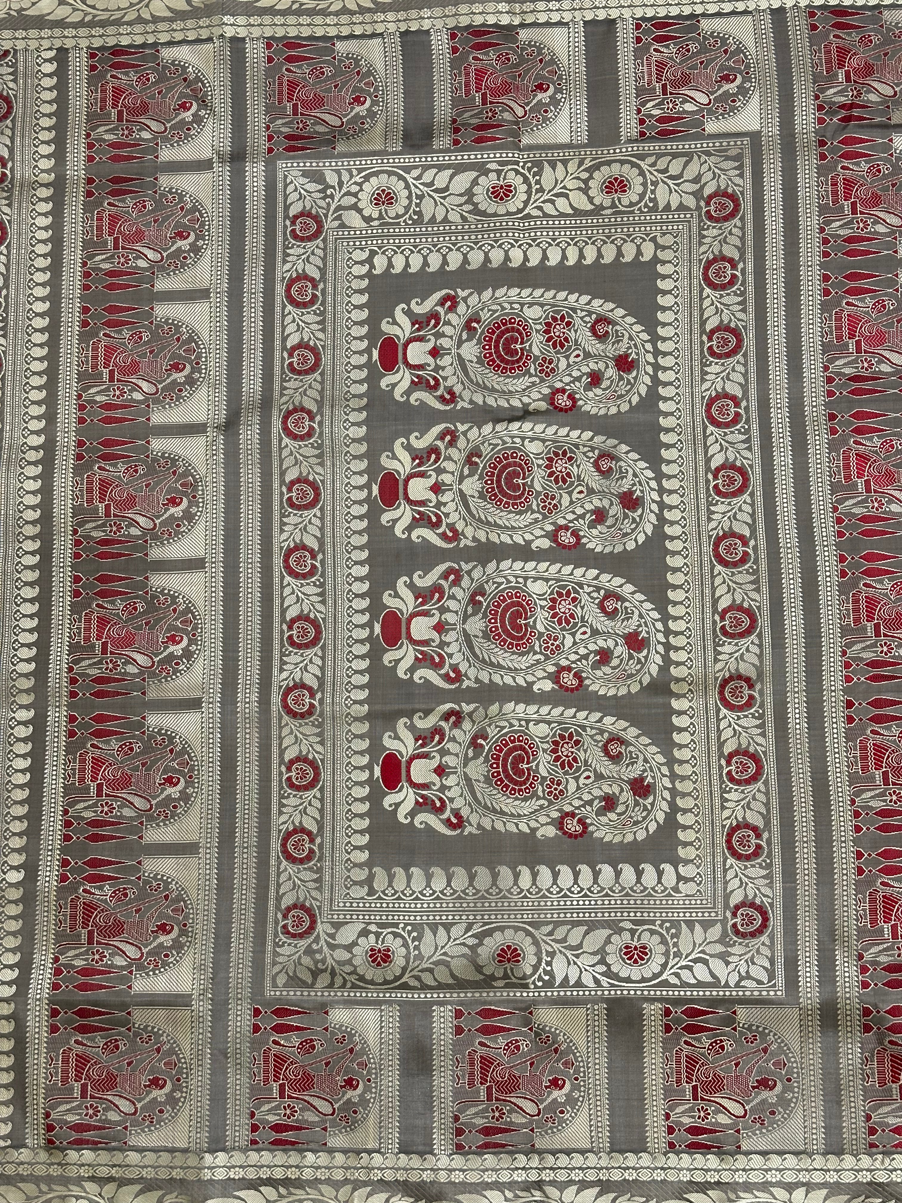 Grey Baluchari from Bengal