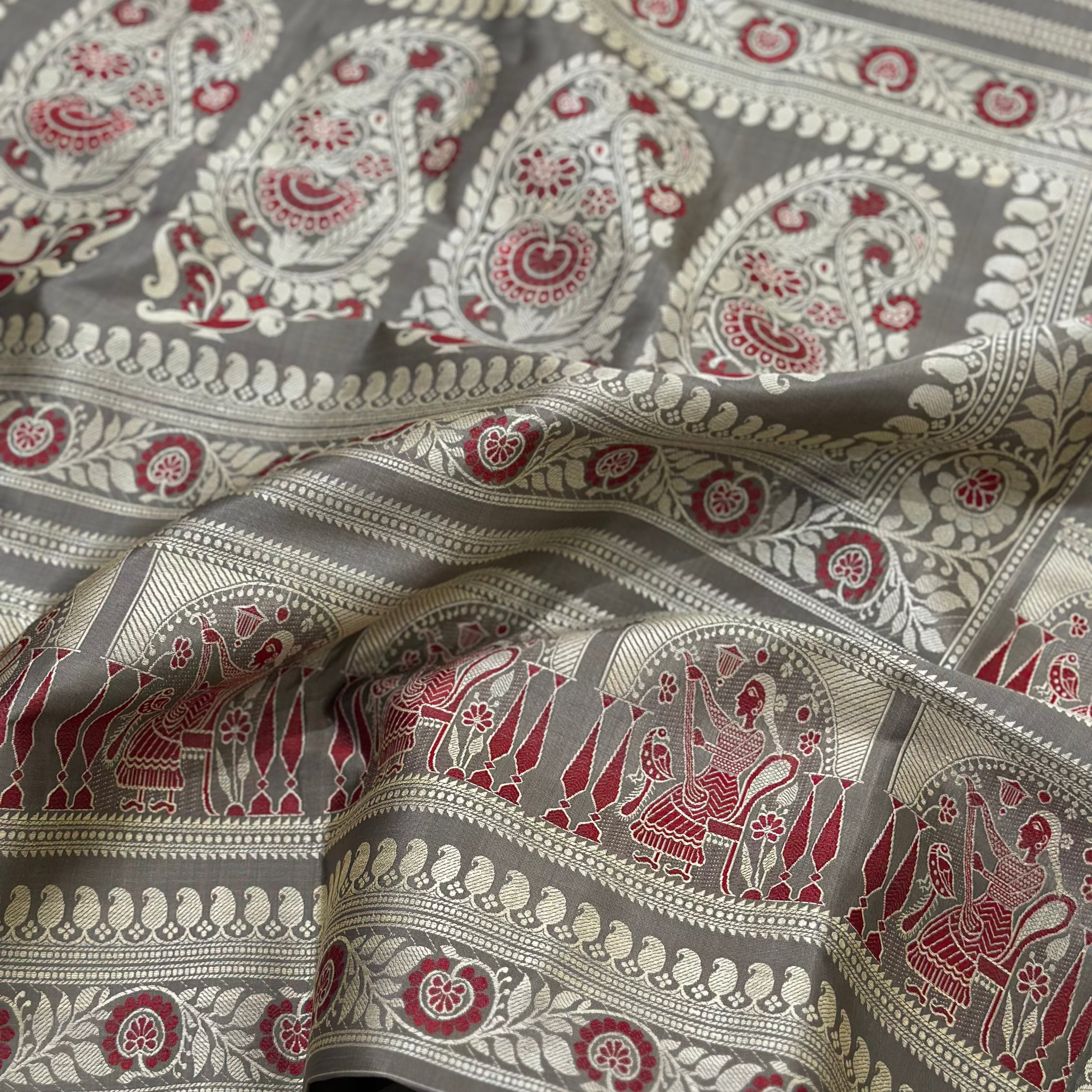 Grey Baluchari from Bengal