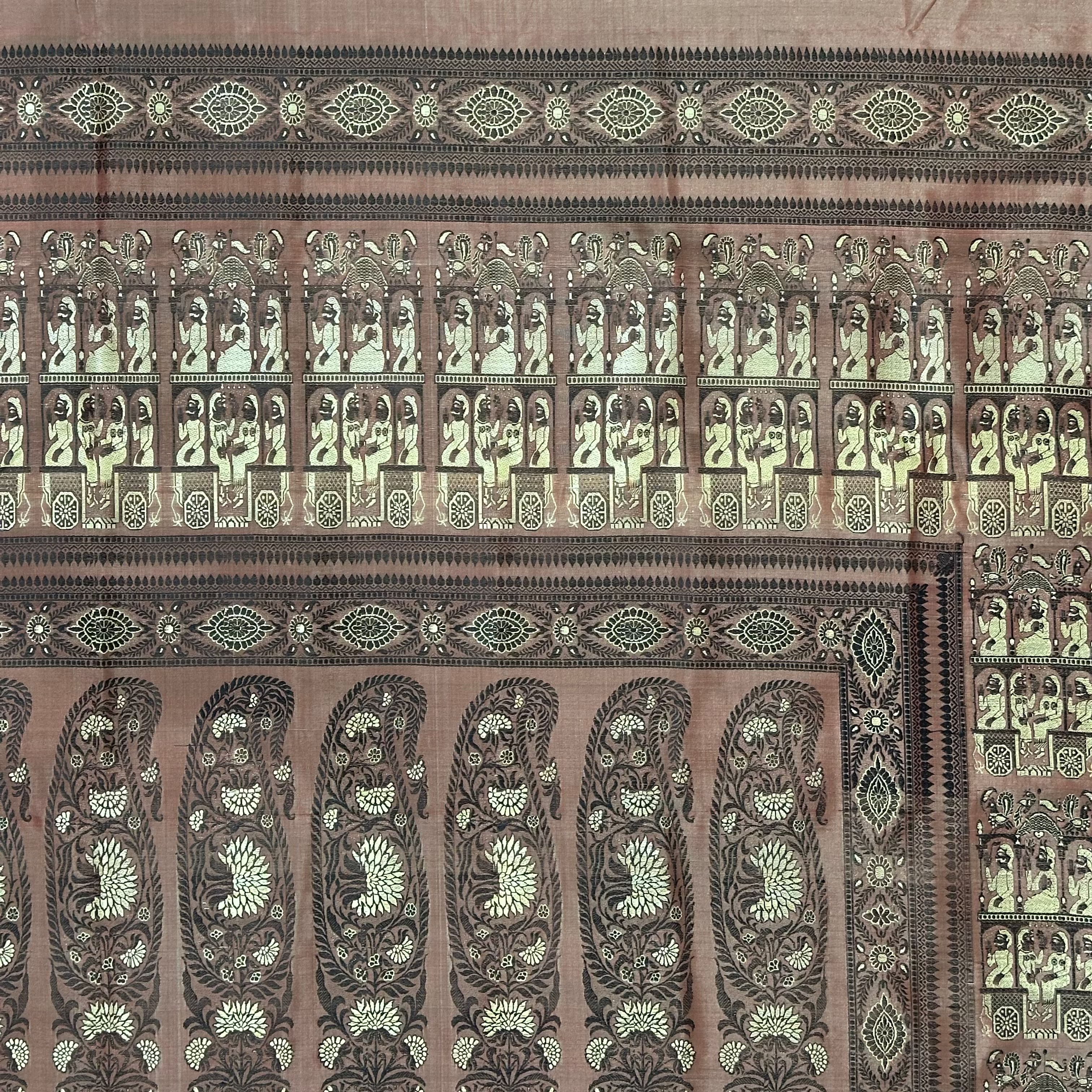 Dusty Rose Baluchari from Bengal