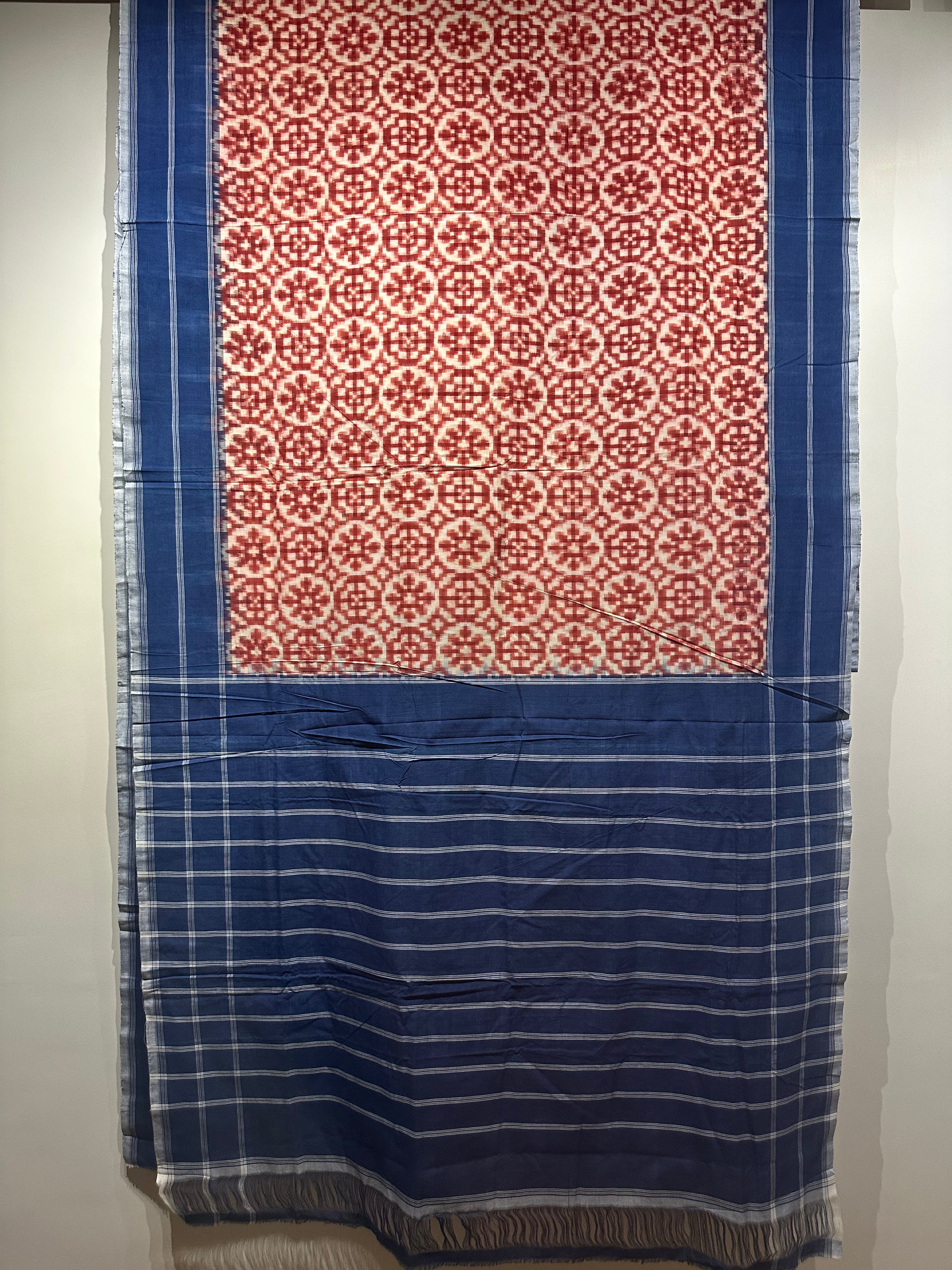 Natural Dyed Double Ikat on Cotton