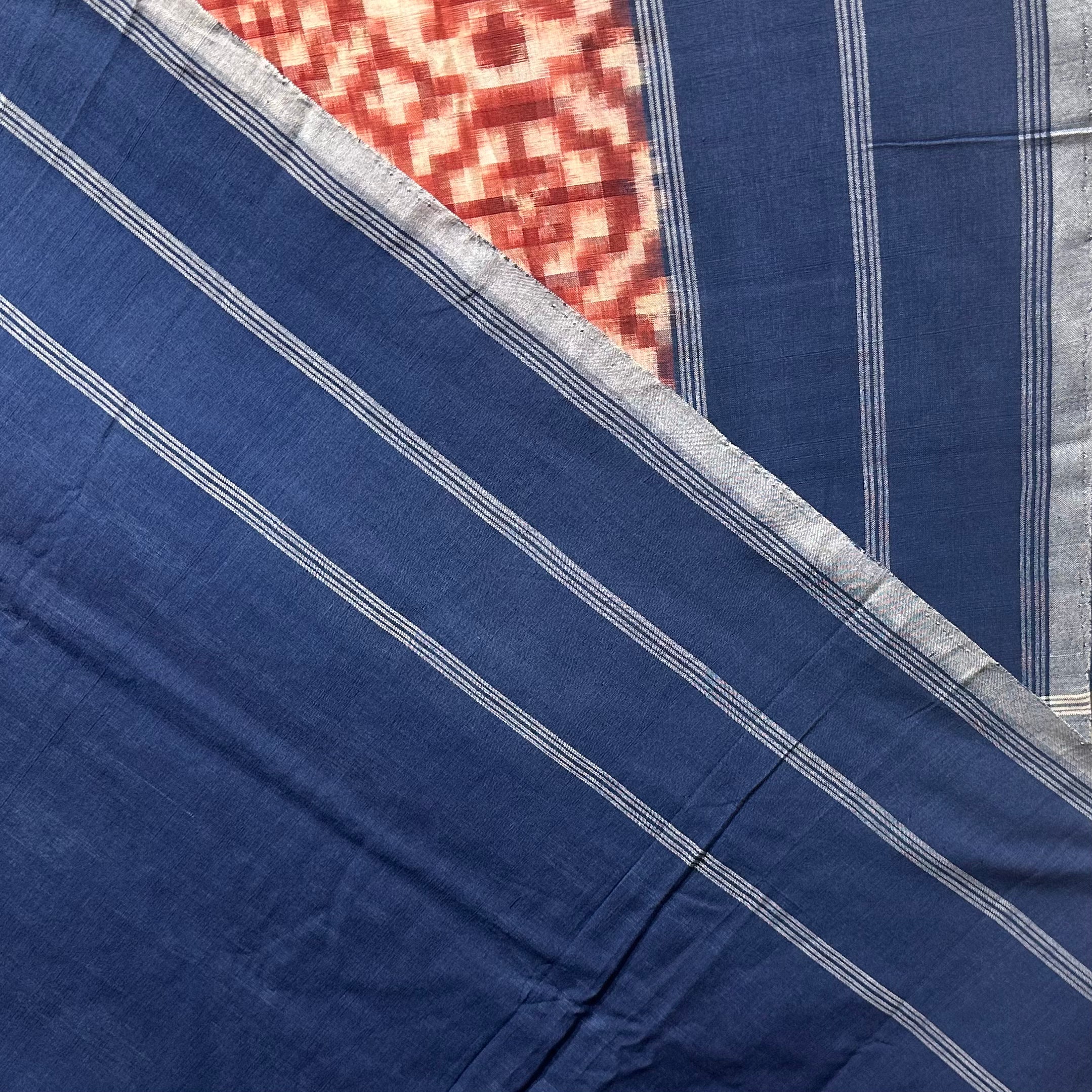 Natural Dyed Double Ikat on Cotton