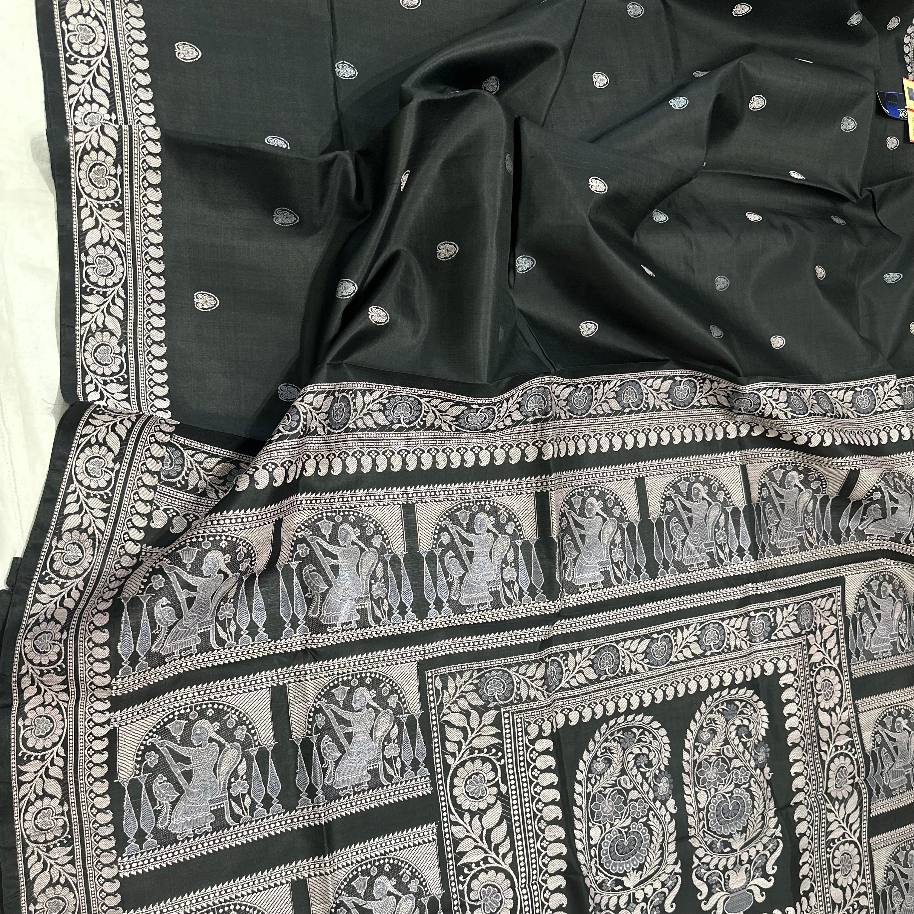 Black Revival Baluchari from Bengal