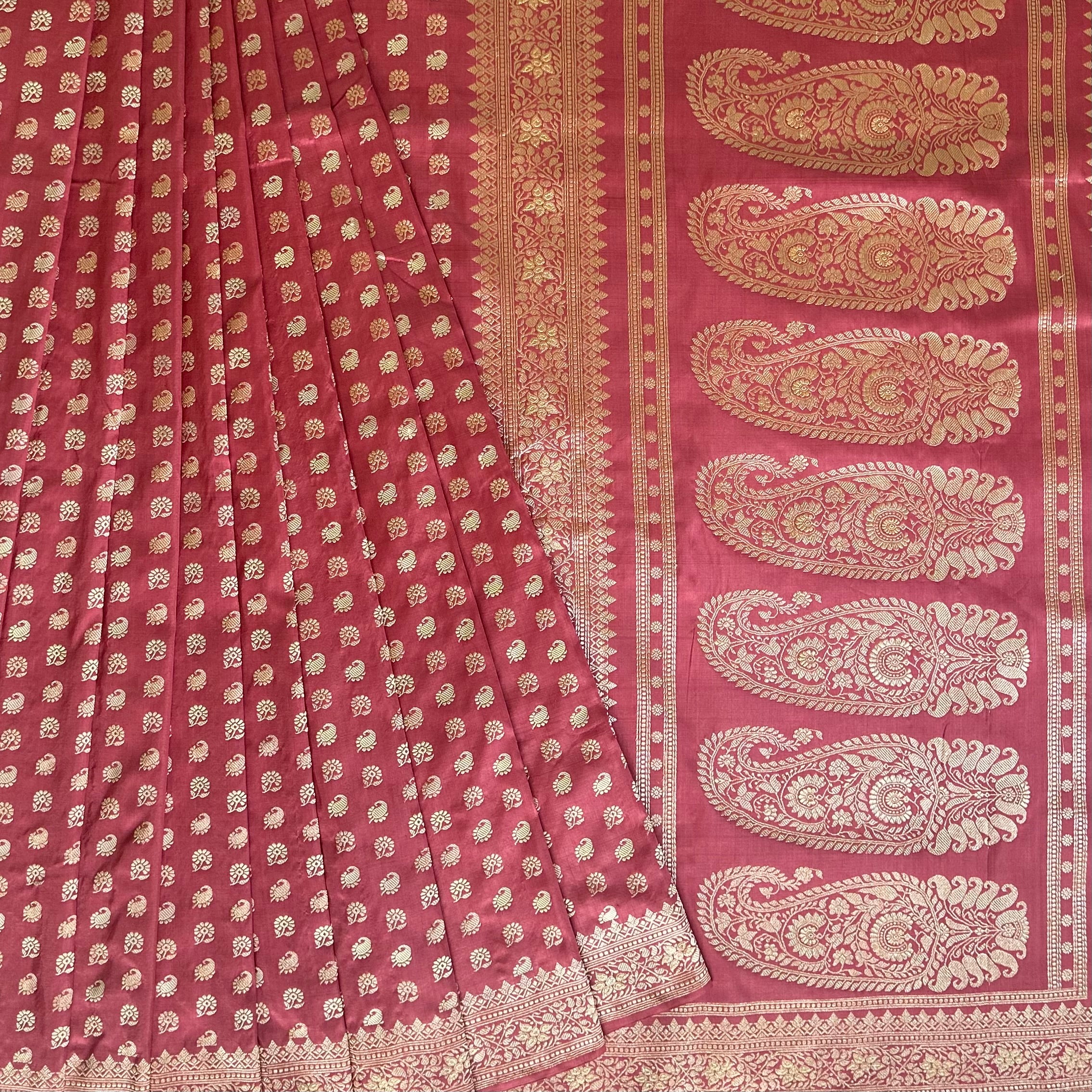 Dudhe Alta Natural Dyed Baluchari