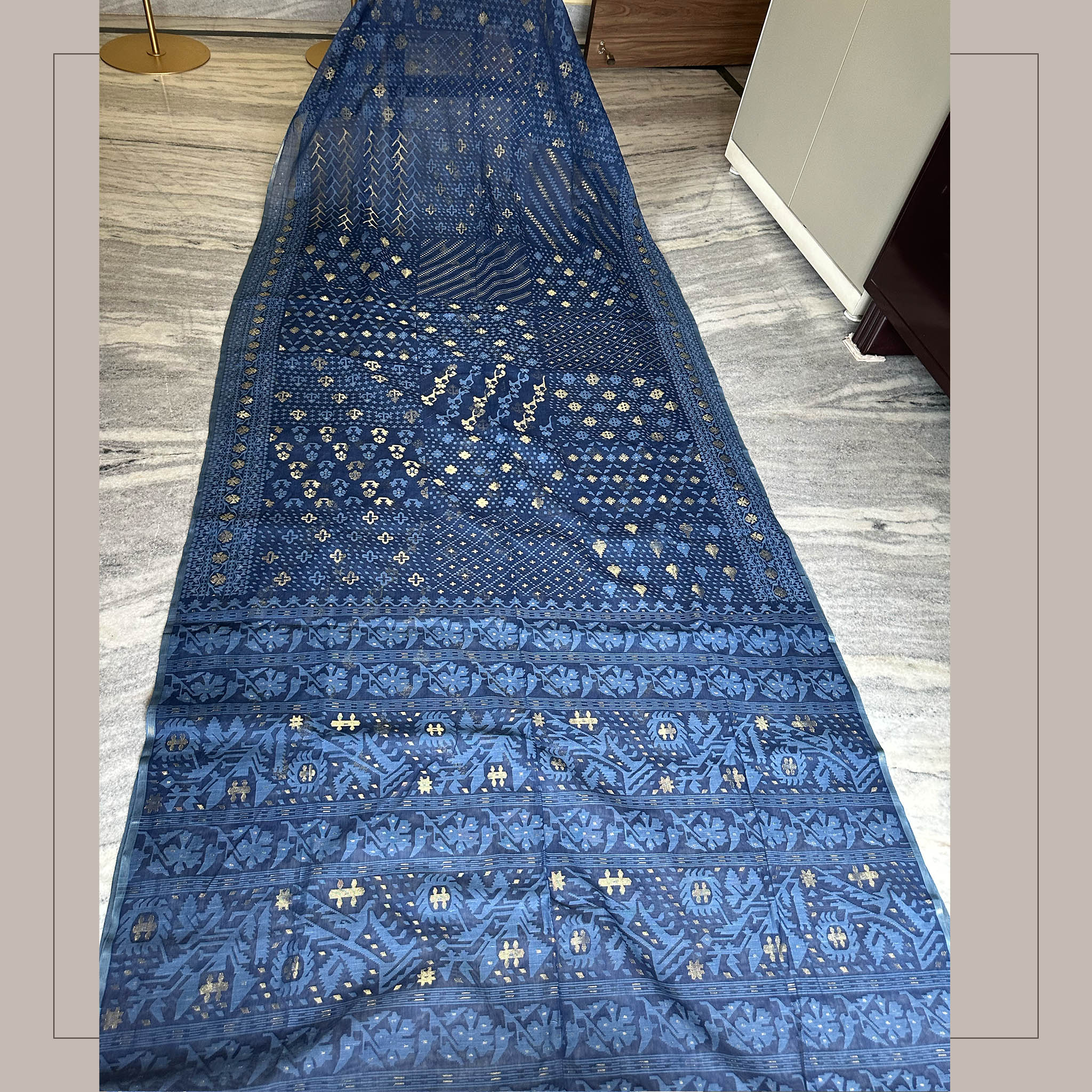 Natural Dyed Masterpiece with 16 Different Motifs