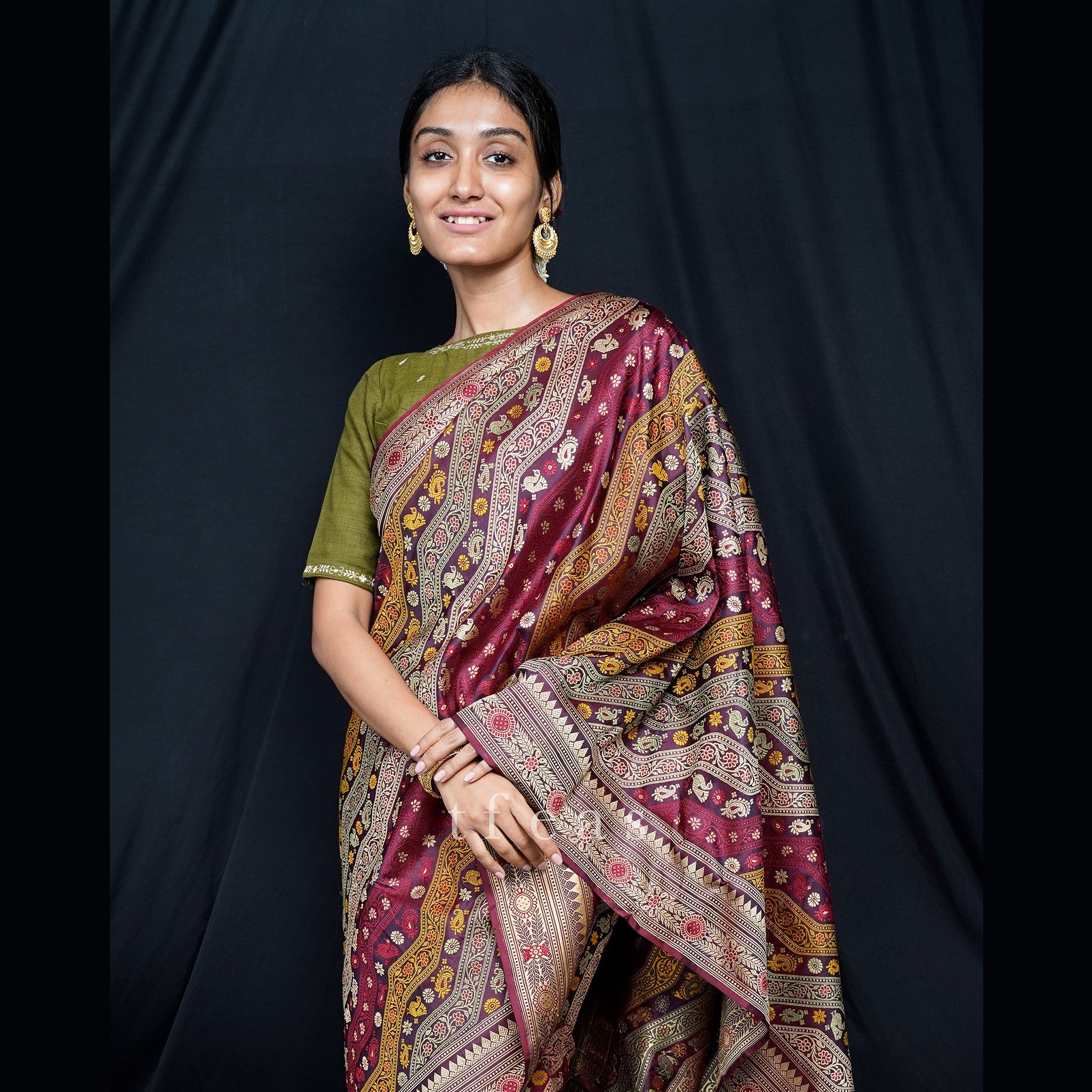 TFEAS TFEAS REVIVAL : A Very Special Ada Revival Baluchari Saree