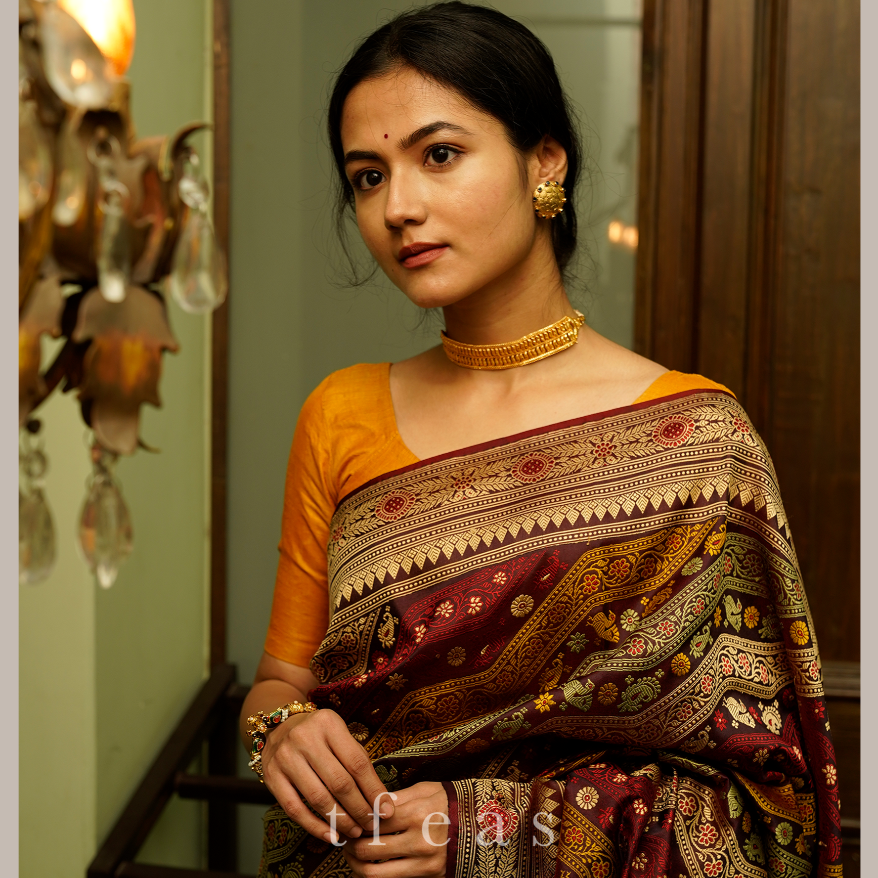 TFEAS TFEAS REVIVAL : A Very Special Ada Revival Baluchari Saree