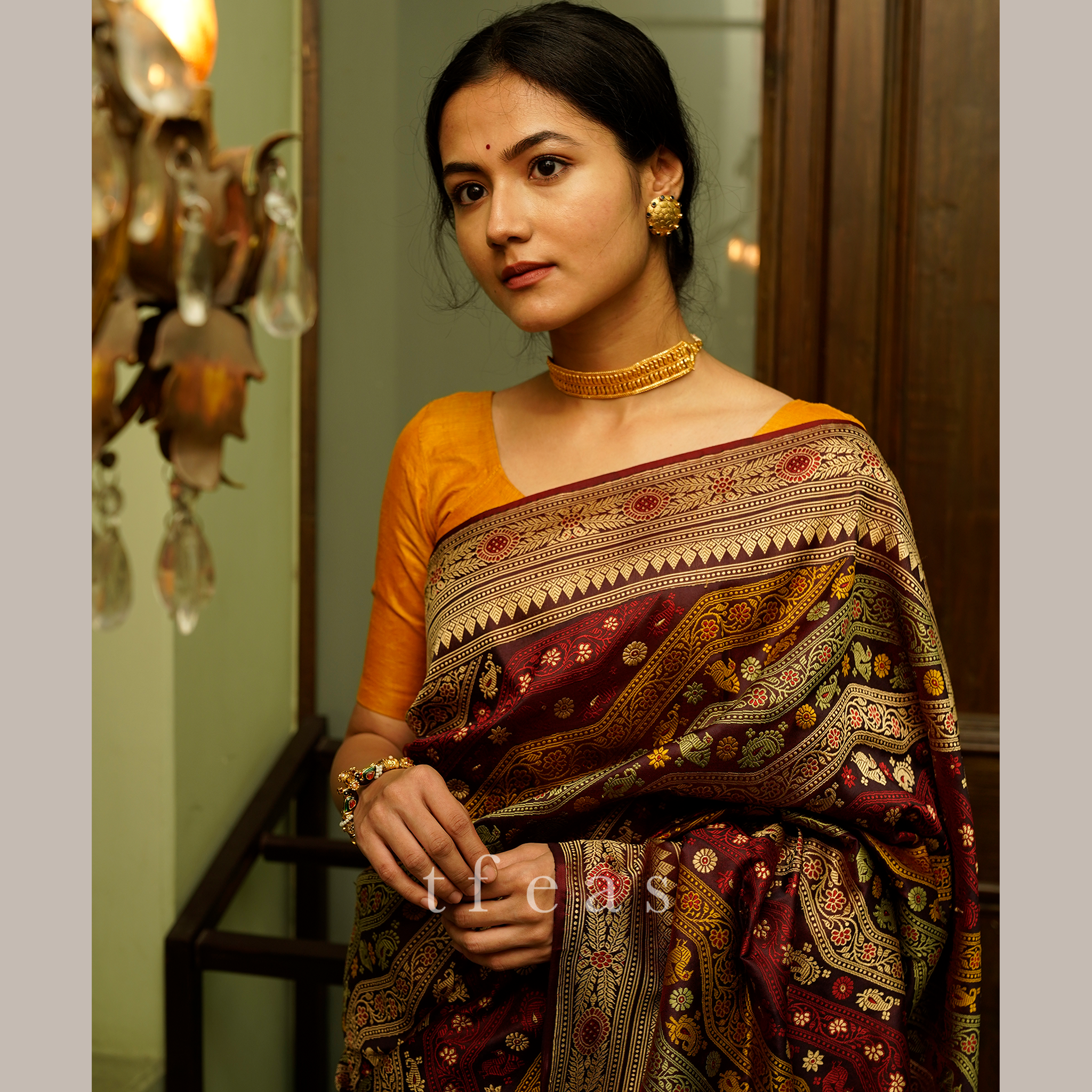 TFEAS TFEAS REVIVAL : A Very Special Ada Revival Baluchari Saree